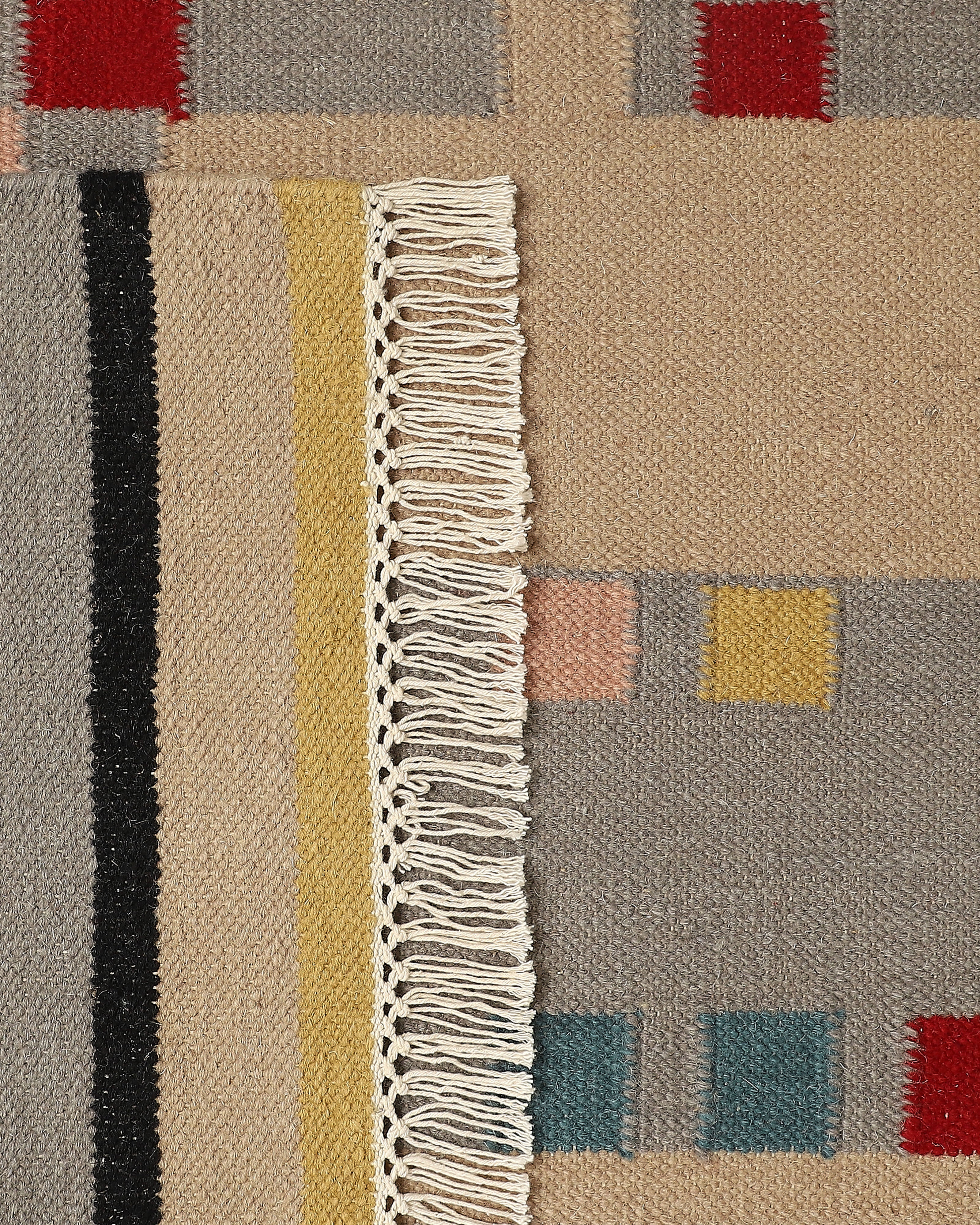 City Bhadohi Panja Cotton Wool Rug