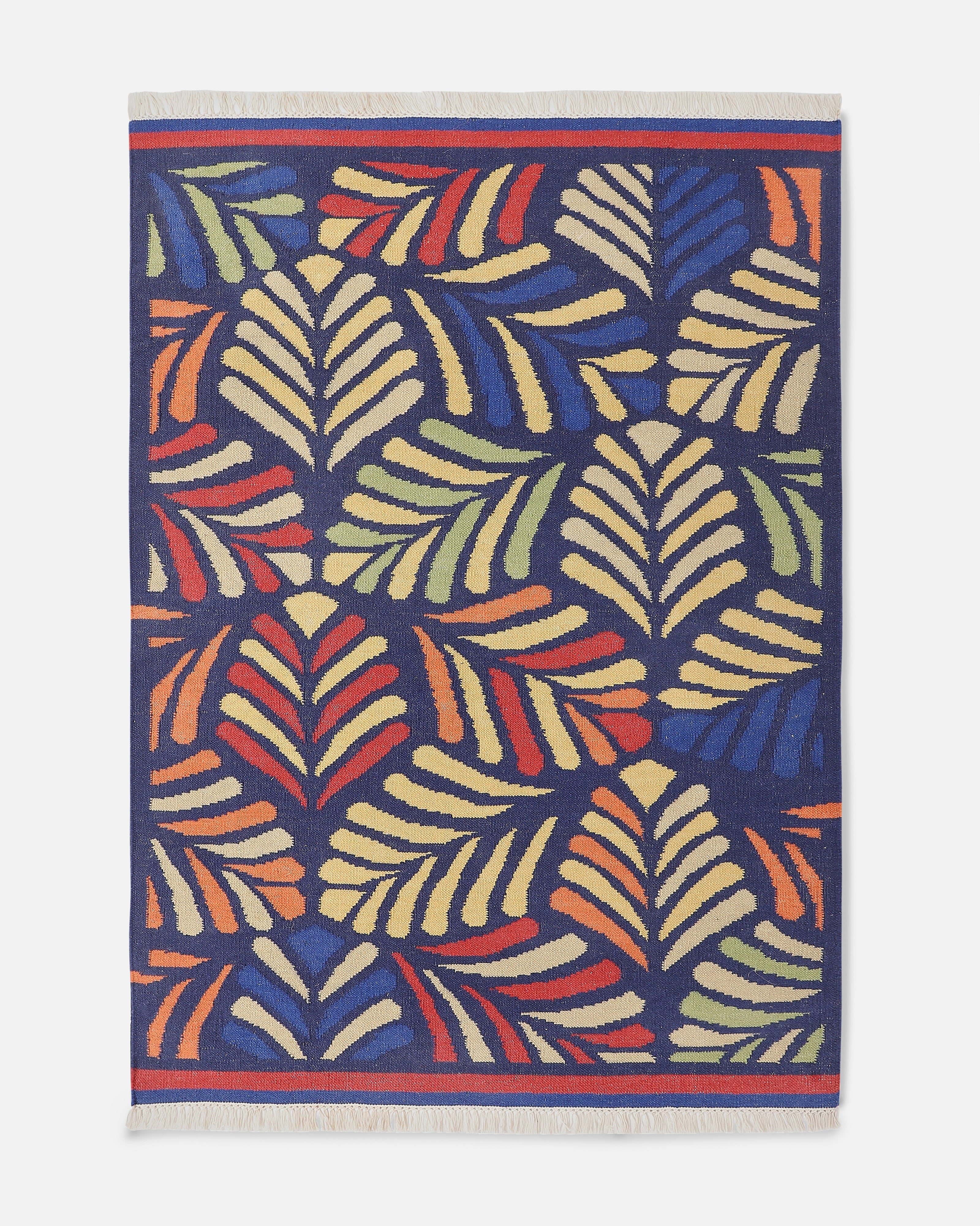 Shrub Bhadohi Panja Cotton Wool Rug