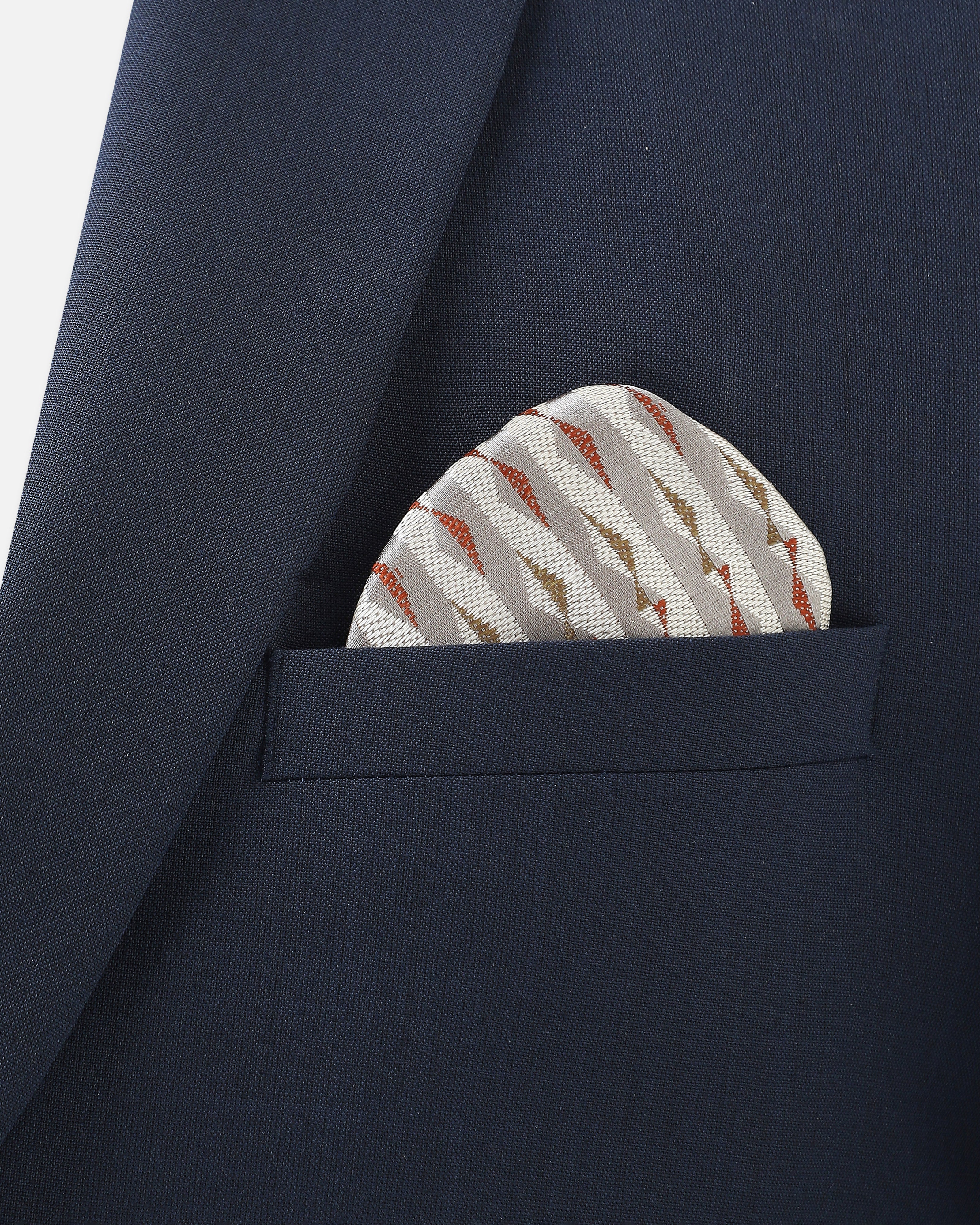 Kite Banarasi Tanchoi Silk Pocket Square