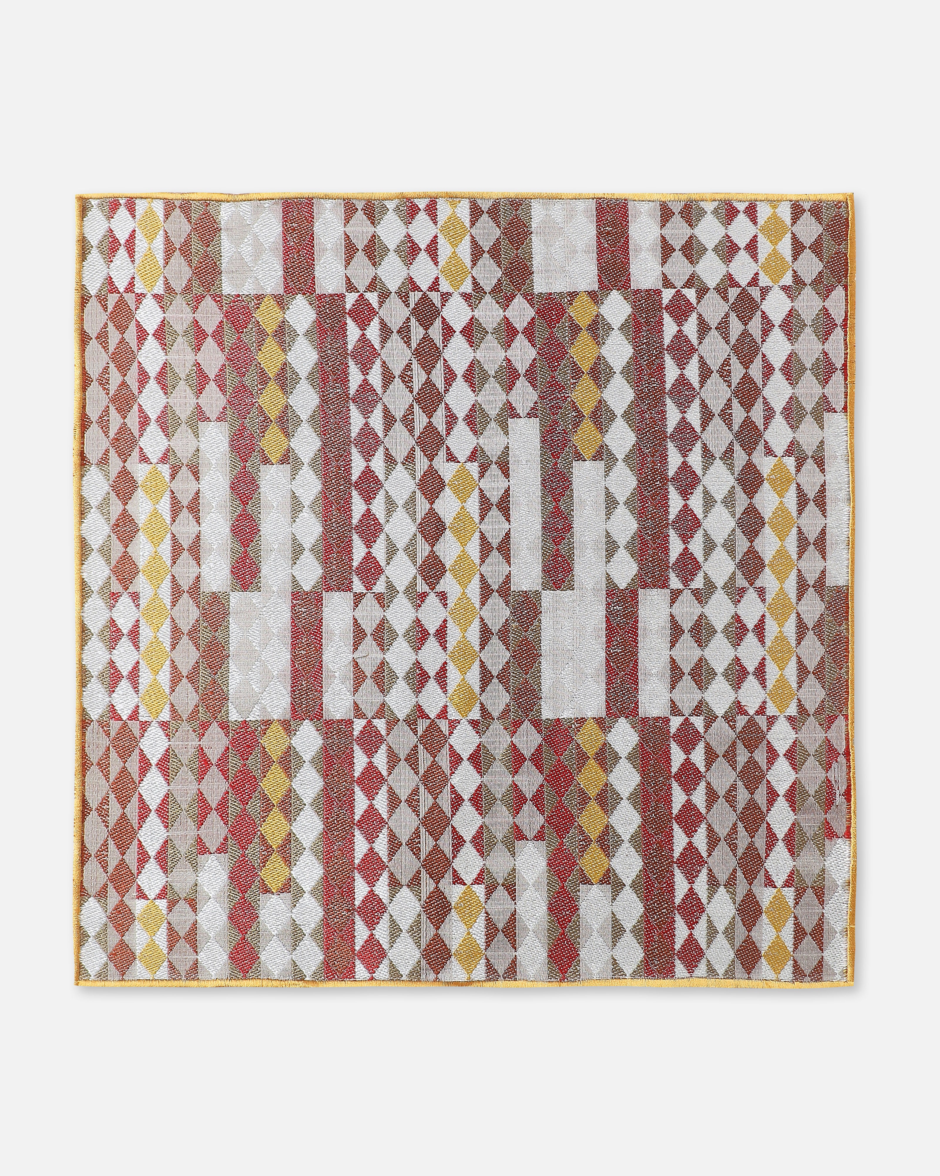 Paara Banarasi Tanchoi Silk Pocket Square