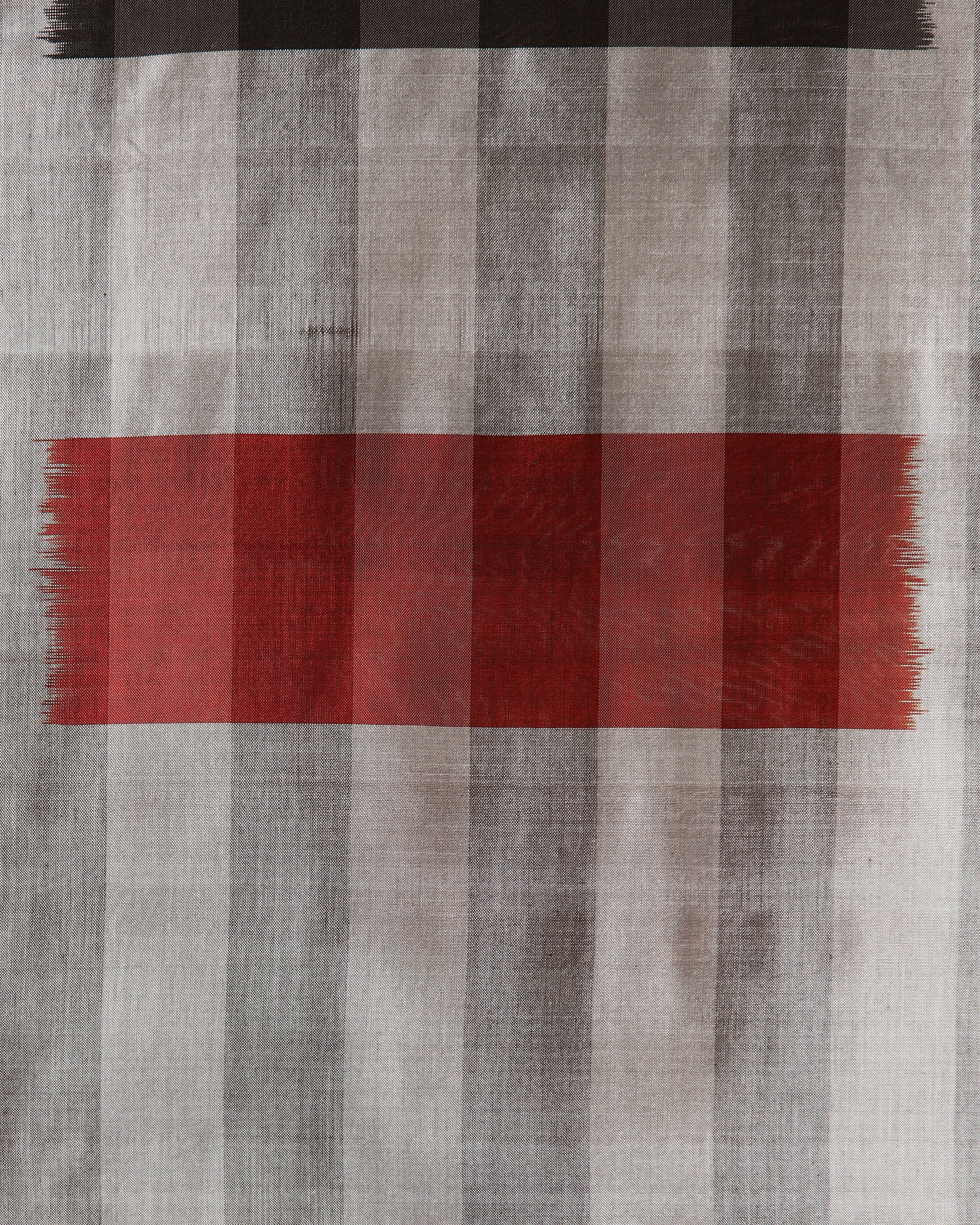 Window Pochampally Weft Ikat Cotton Silk Stole