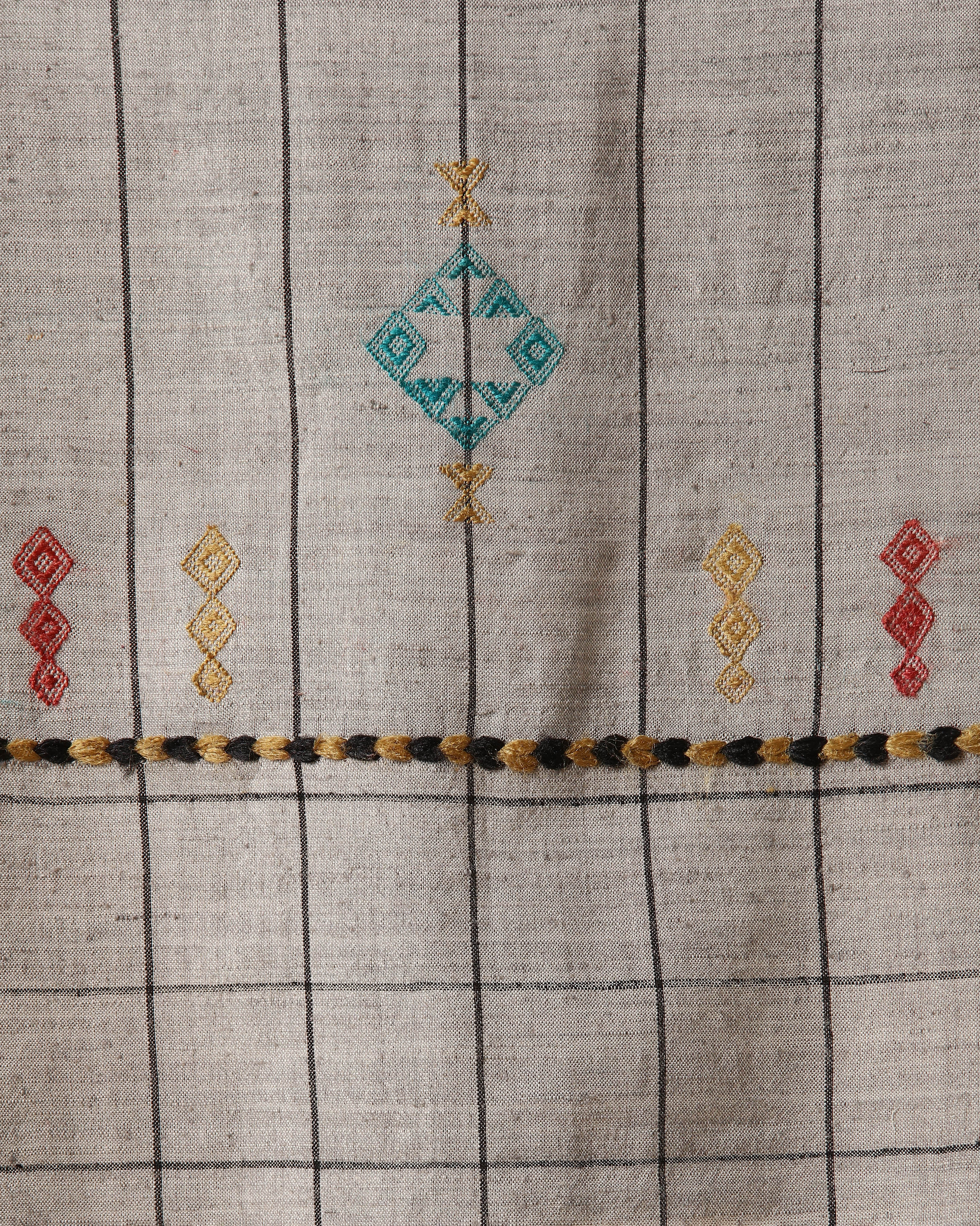 Pia Bhujodi Extra Weft Wool Silk Stole