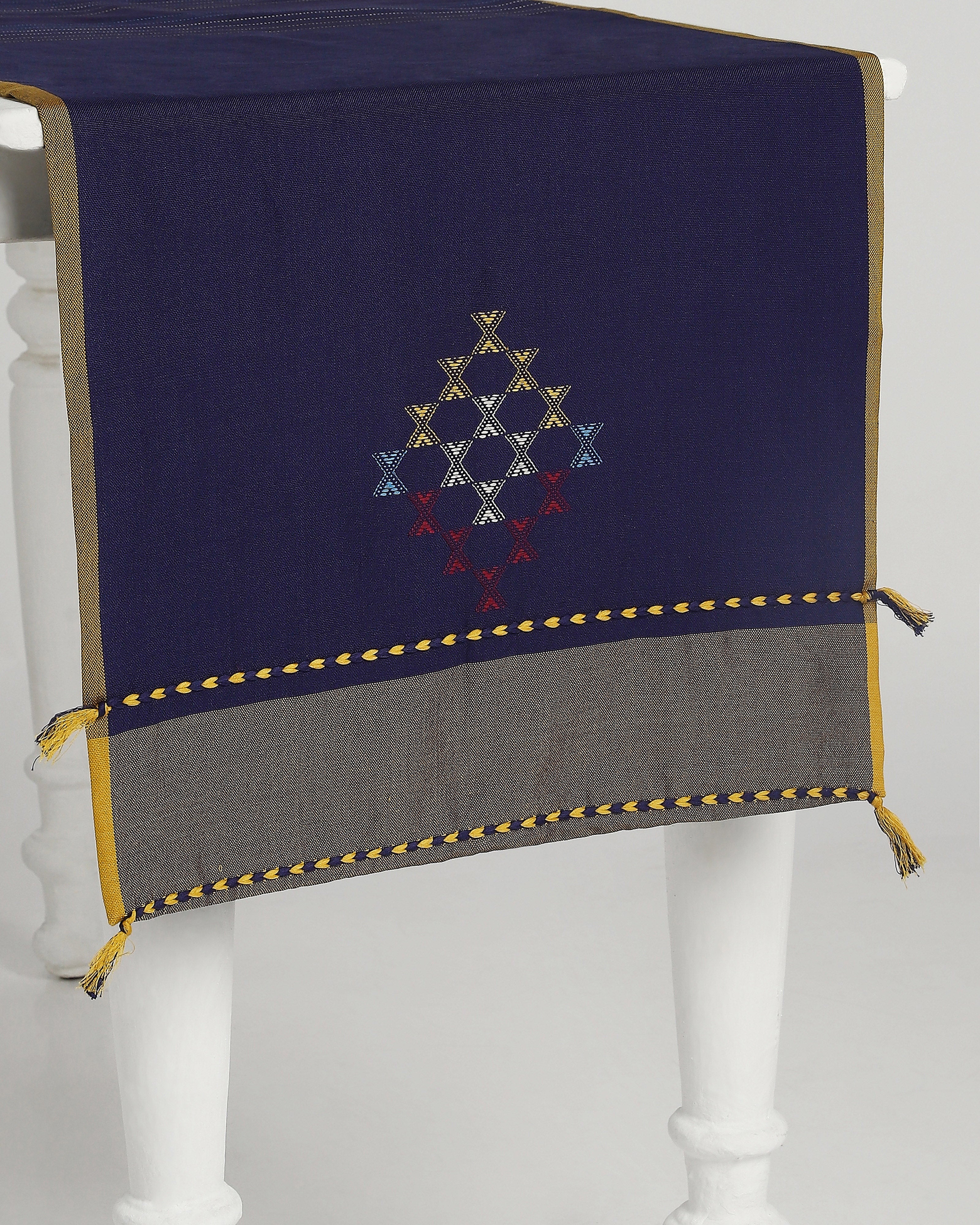 Betty Bhujodi Extra Weft Cotton Table Runner