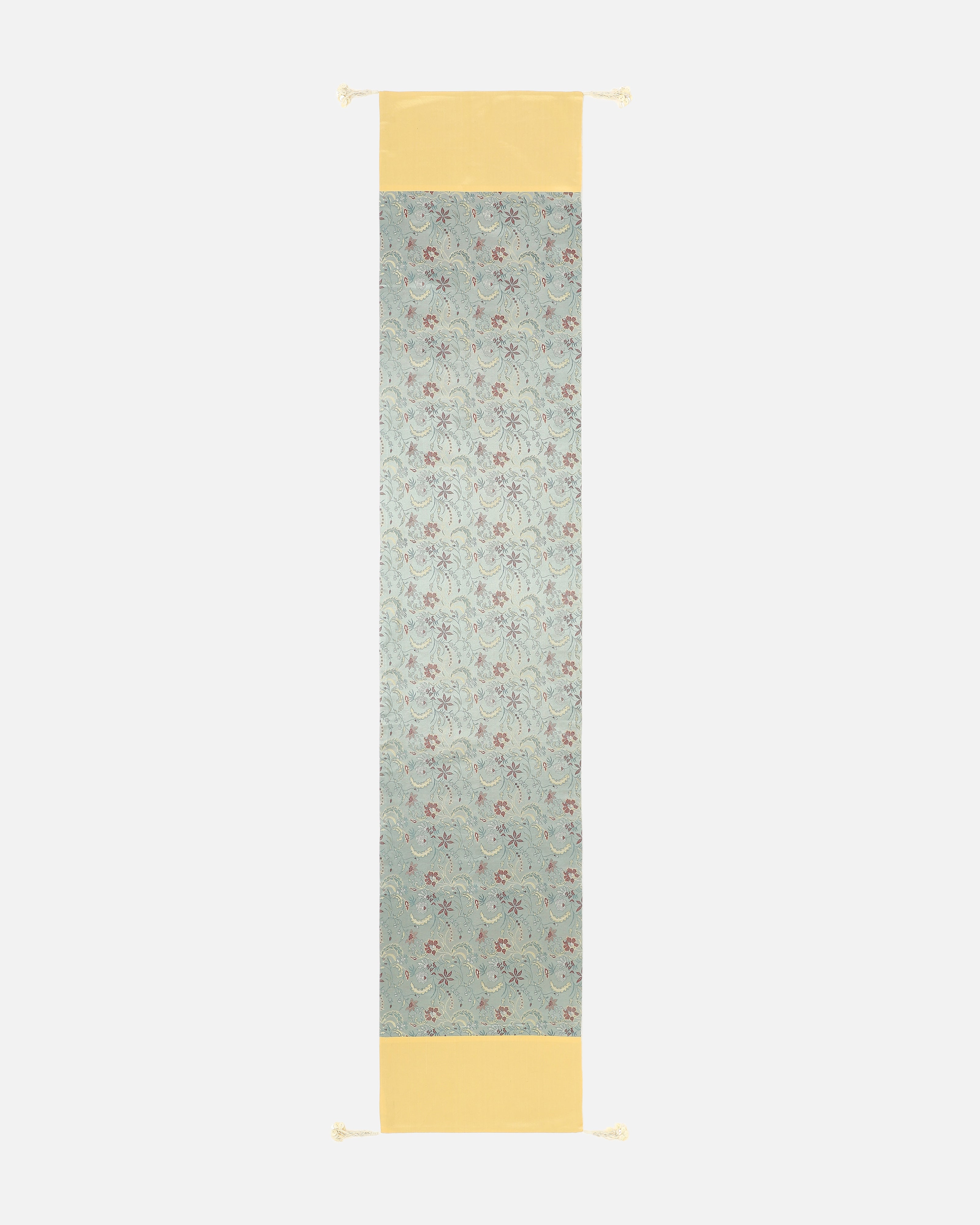 Elite Banarasi Tanchoi Silk Table Runner