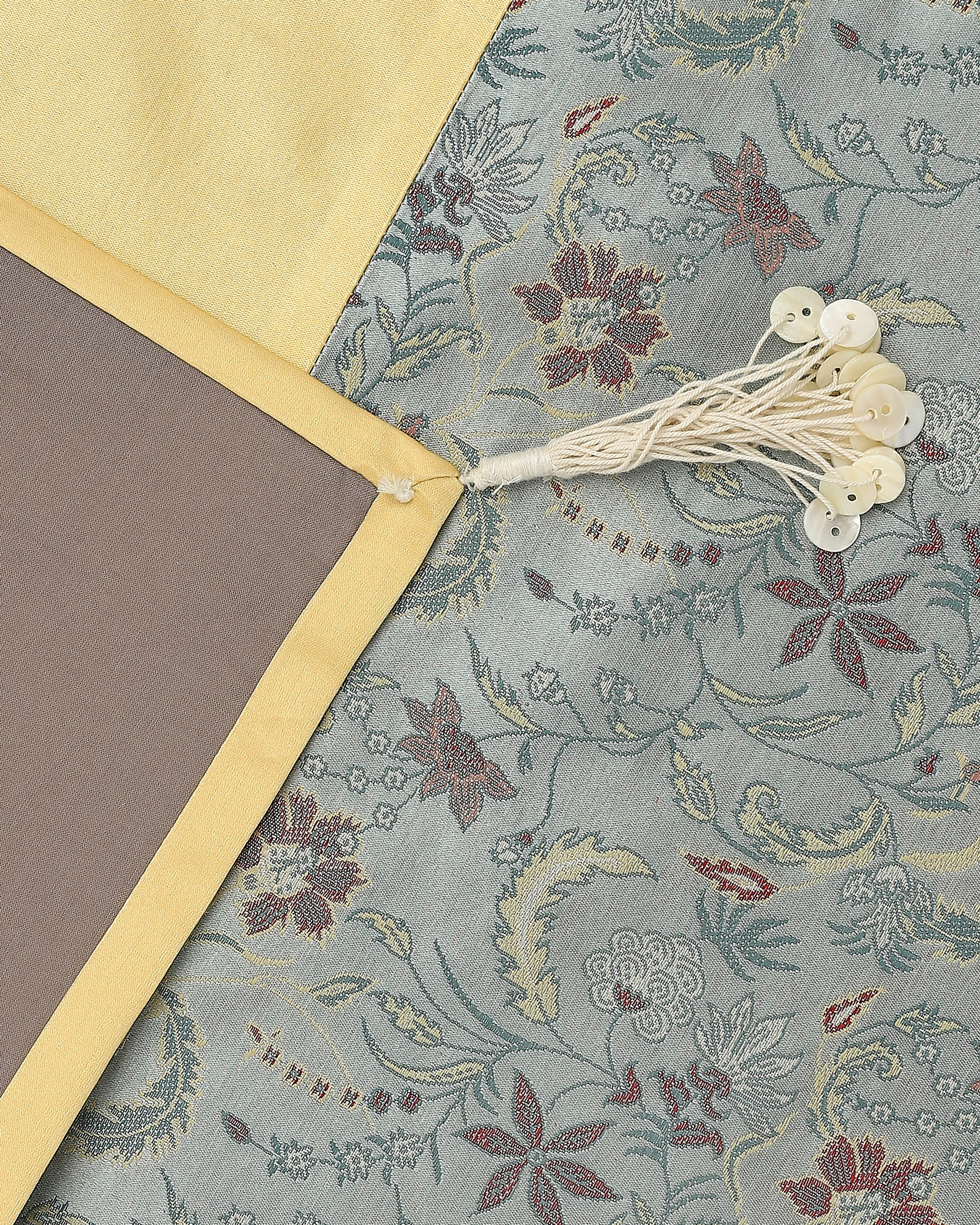 Elite Banarasi Tanchoi Silk Table Runner