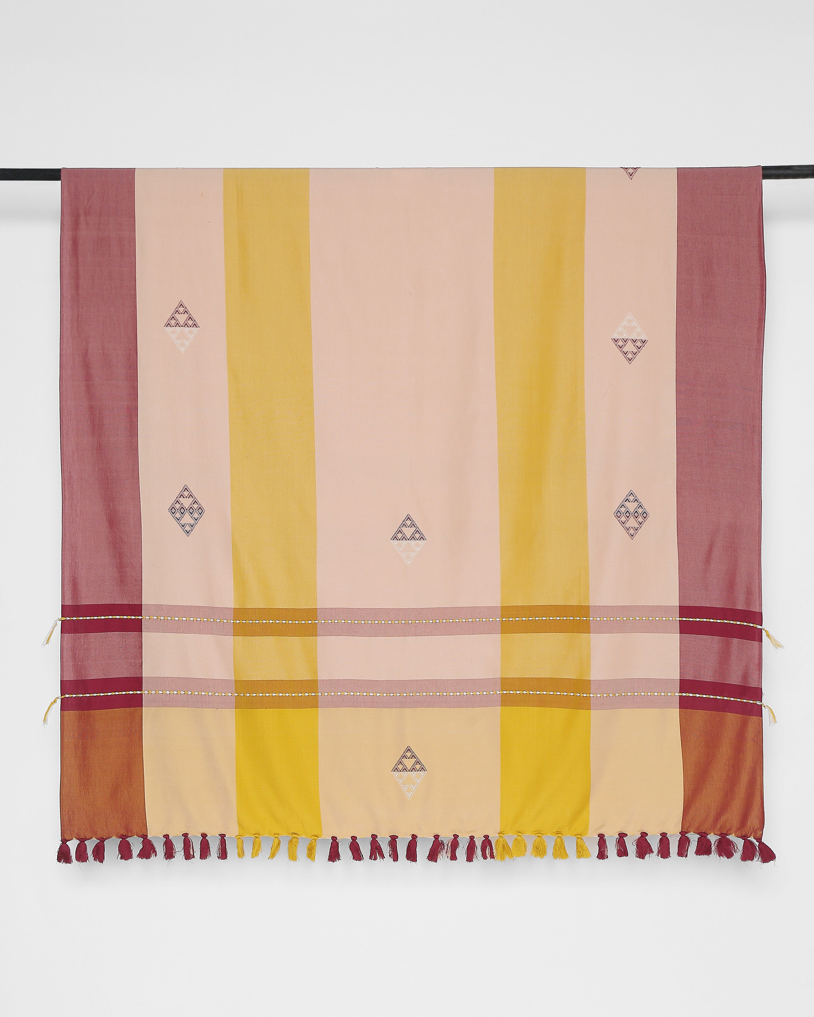 Monika Bhujodi Extra Weft Cotton Table Cover