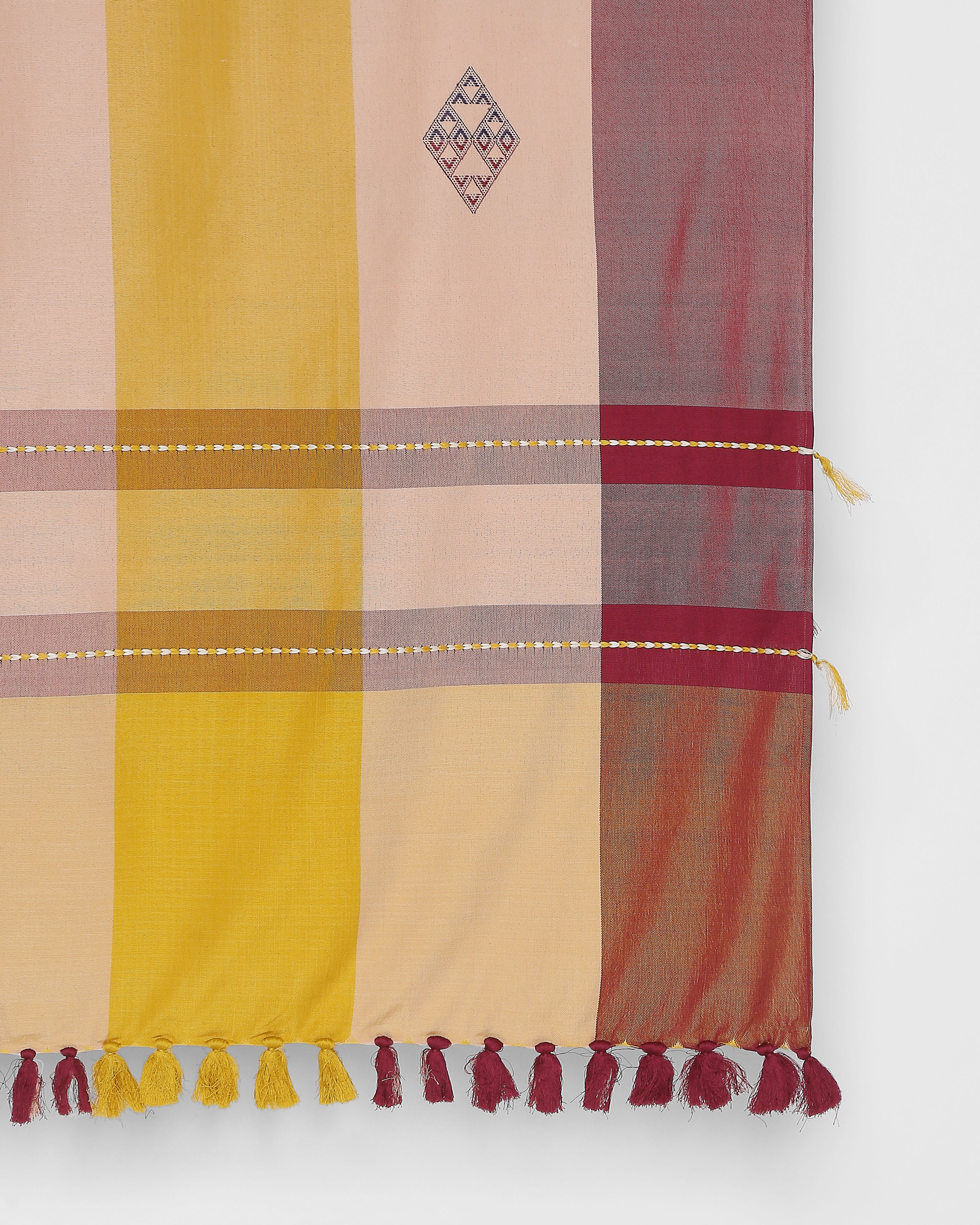 Monika Bhujodi Extra Weft Cotton Table Cover