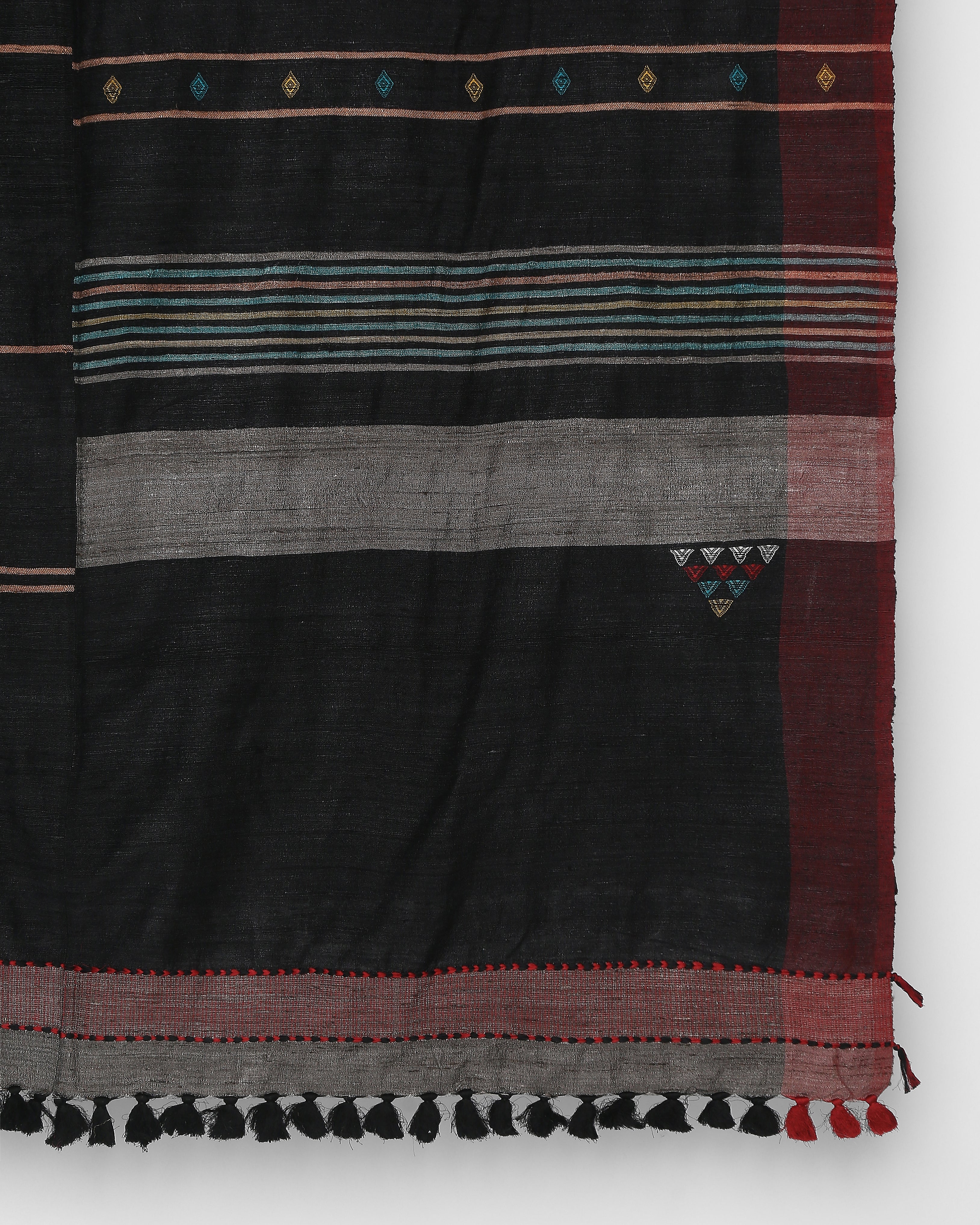 Sera Bhujodi Extra Weft Woolen Throw