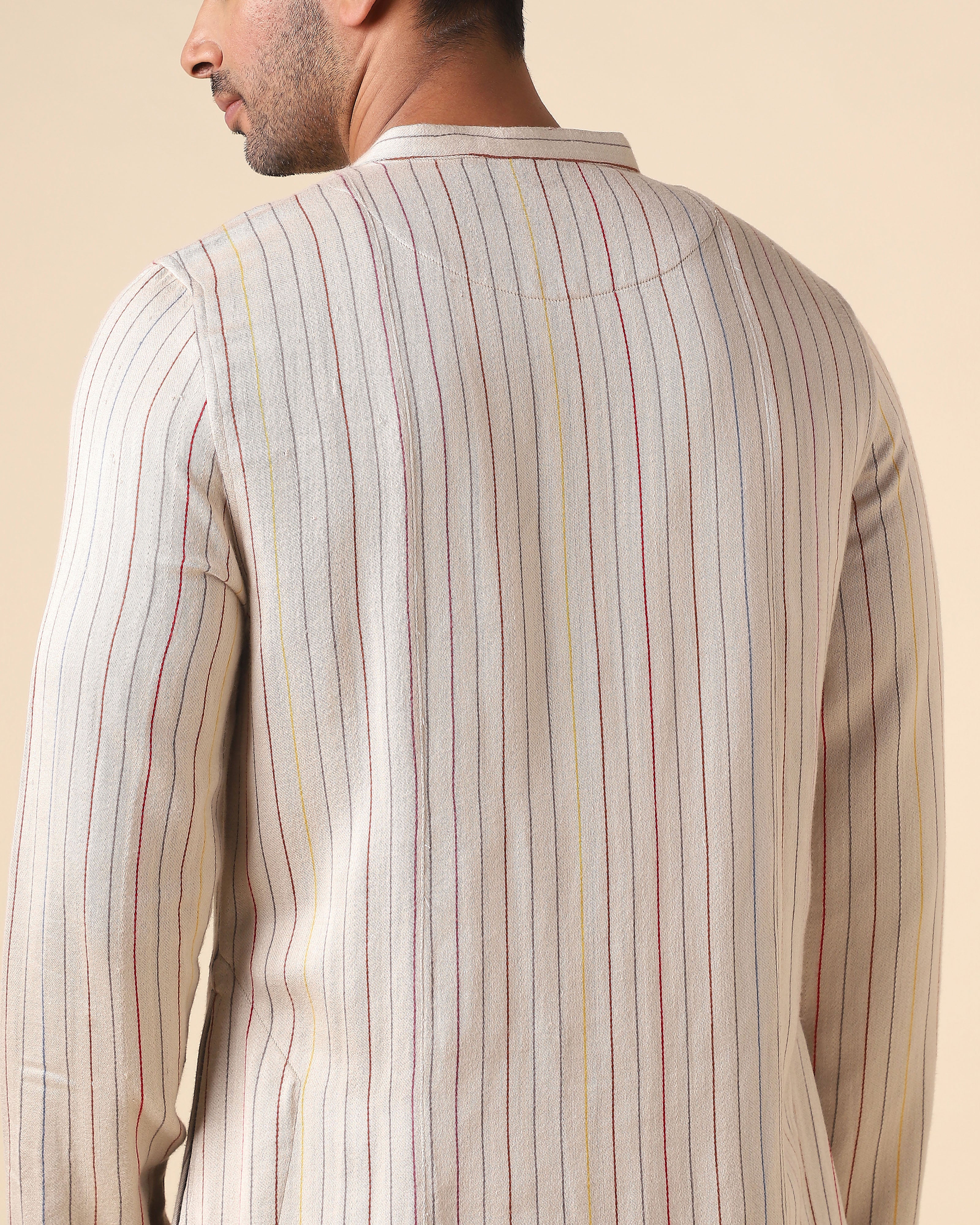 Jayant Bhujodi Mashru Viscose Cotton Men's Kurta