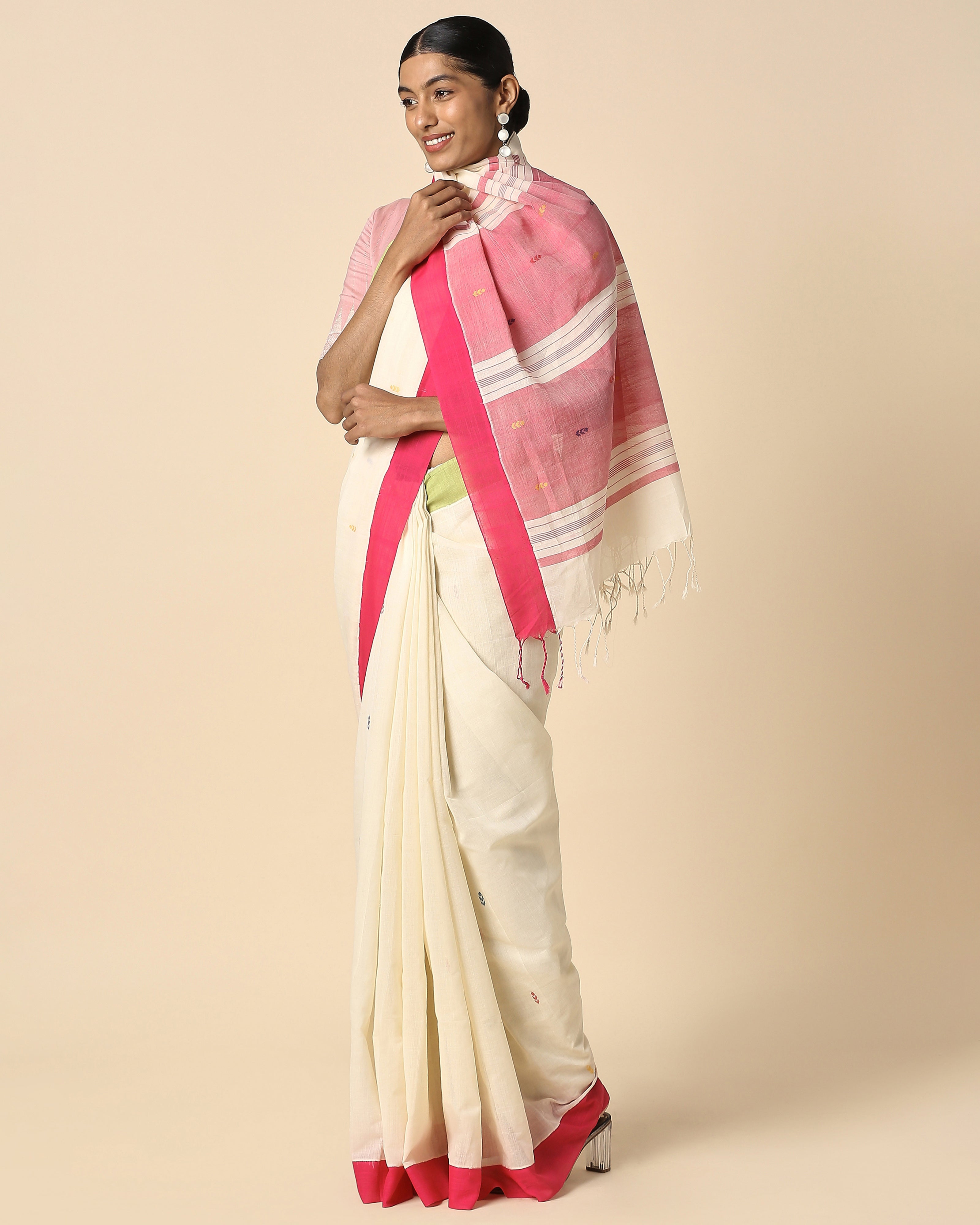 Chaitra Angara Jala Cotton Saree
