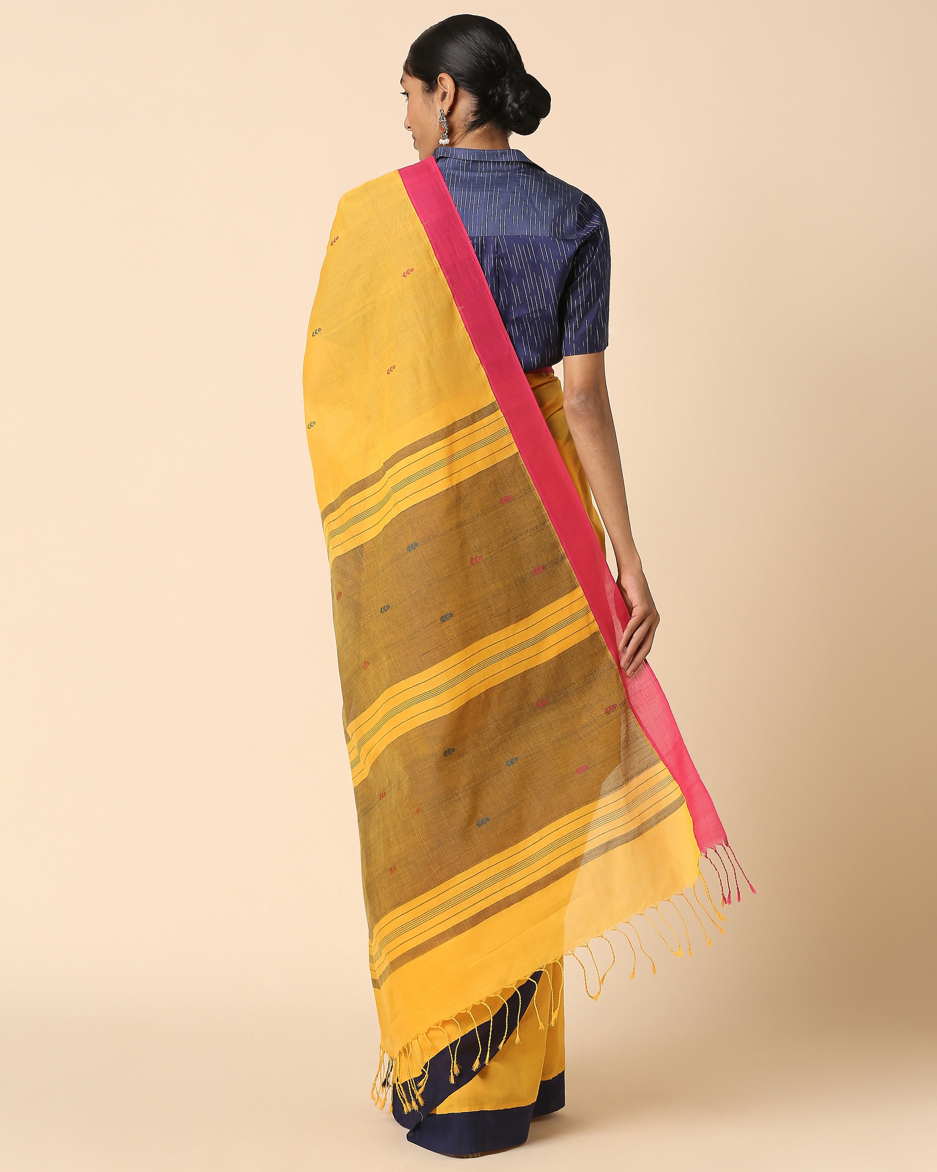 Chaitra Angara Jala Cotton Saree