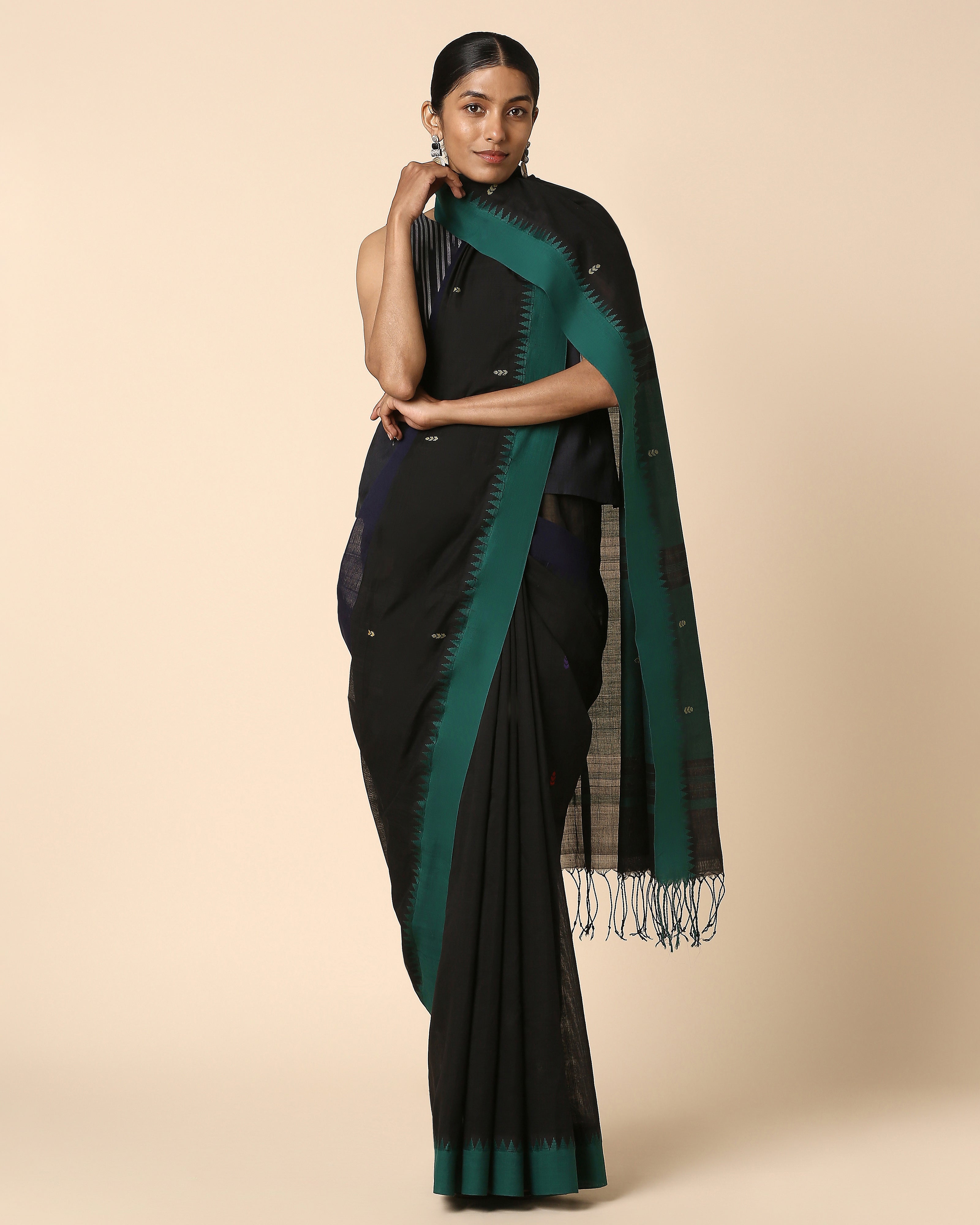 Chaitra Angara Jala Cotton Saree