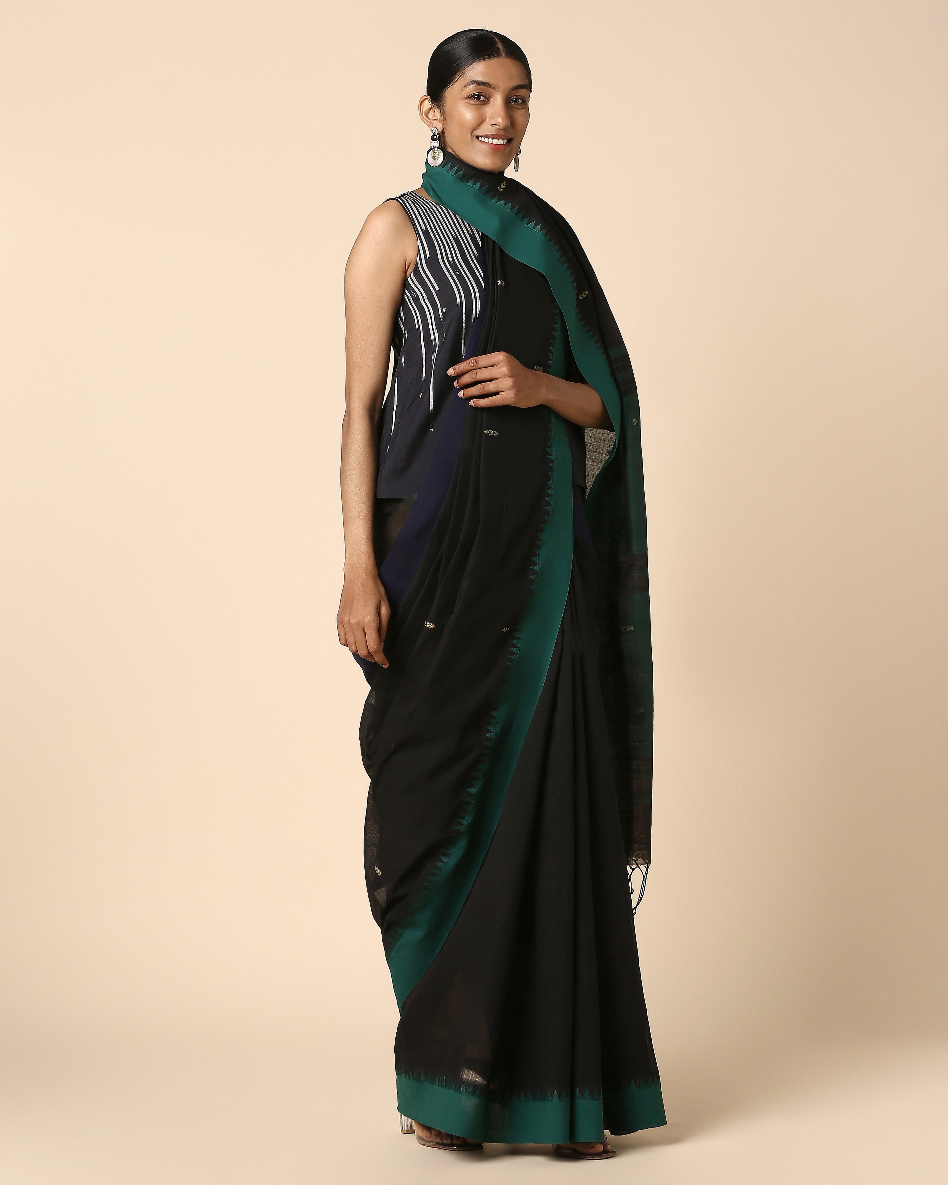 Chaitra Angara Jala Cotton Saree