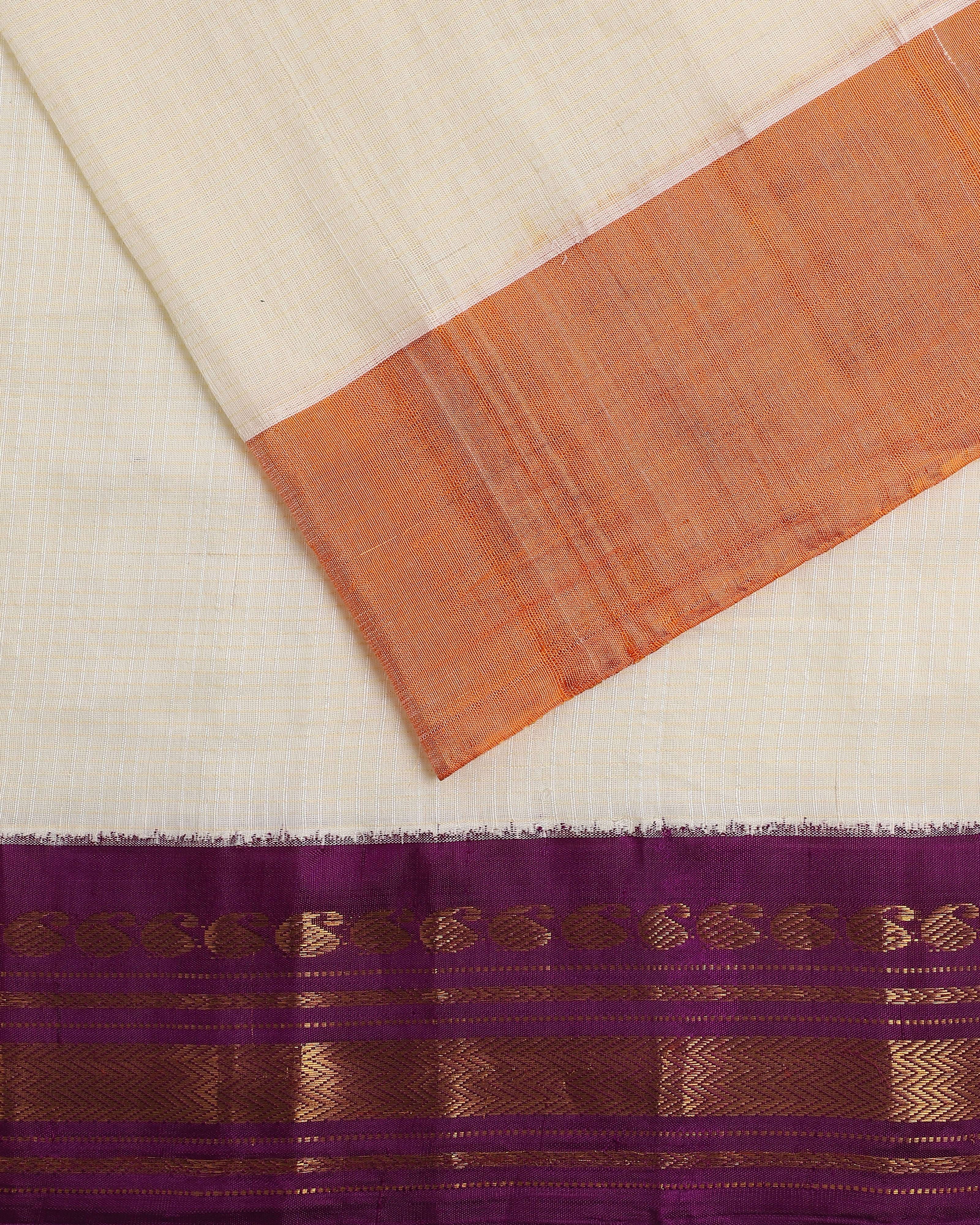 Denali Gadwal Kuttu Weave Cotton Silk Saree