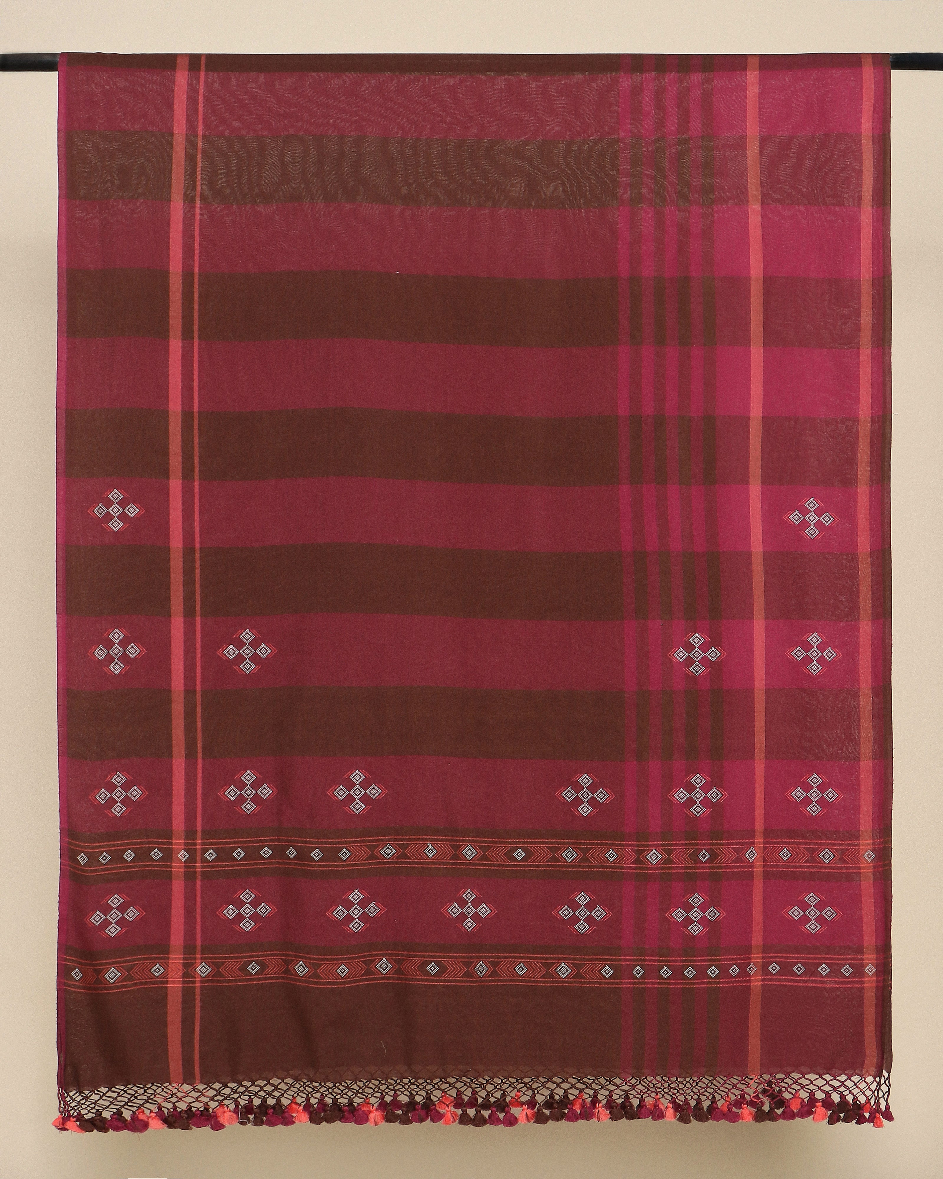 Maitri Bhujodi Extra Weft Cotton Dupatta