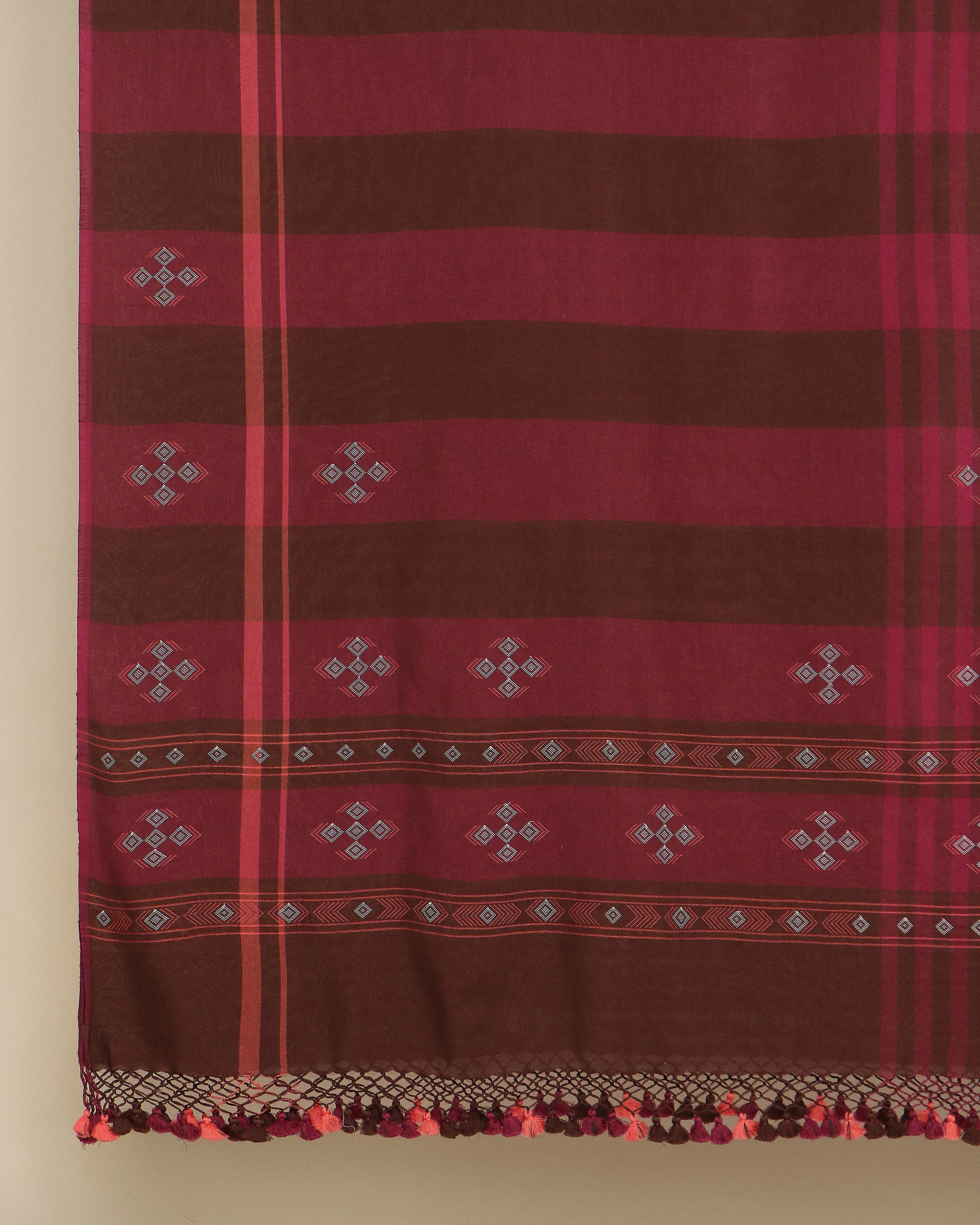 Maitri Bhujodi Extra Weft Cotton Dupatta