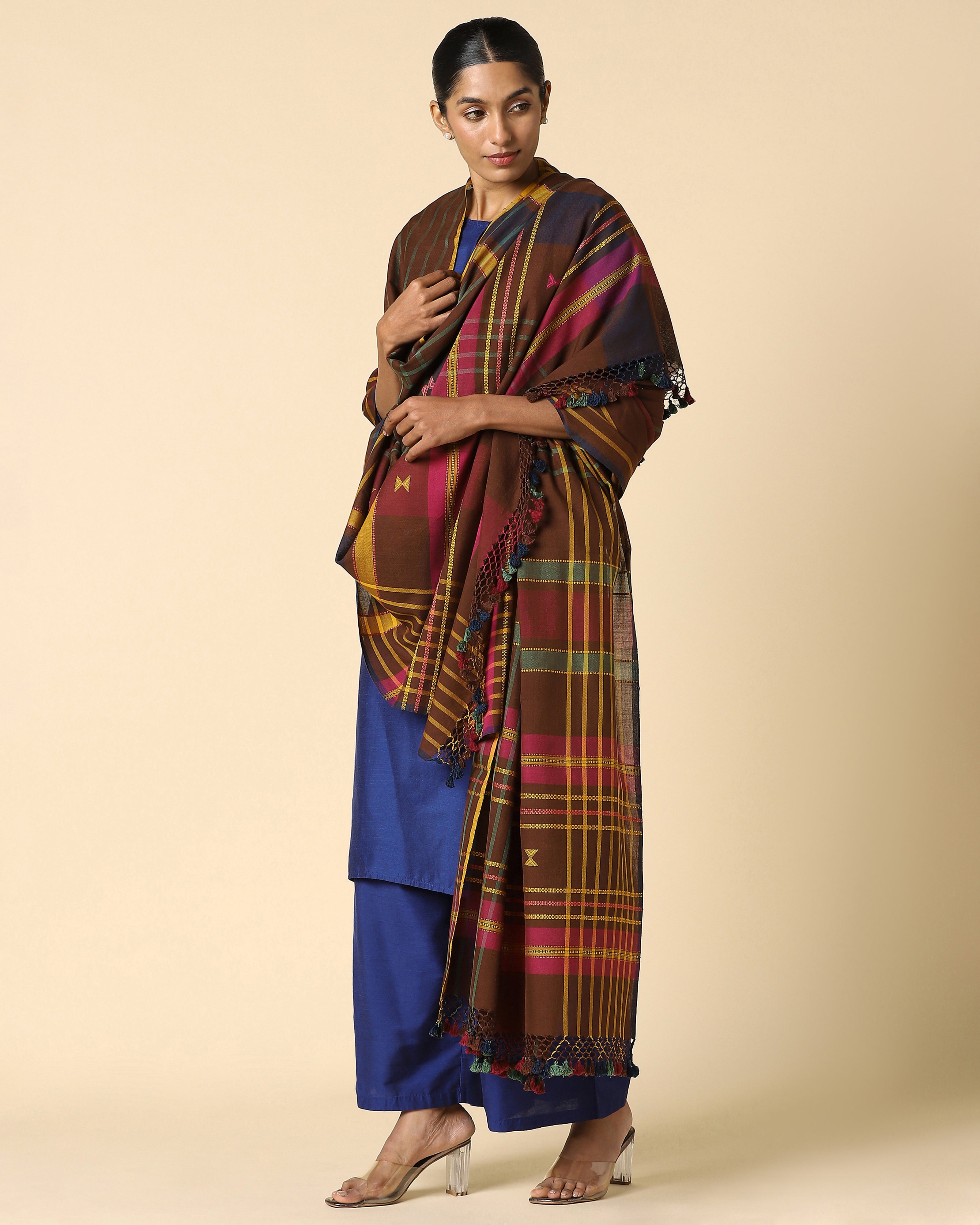 Anaka Bhujodi Extra Weft Cotton Dupatta