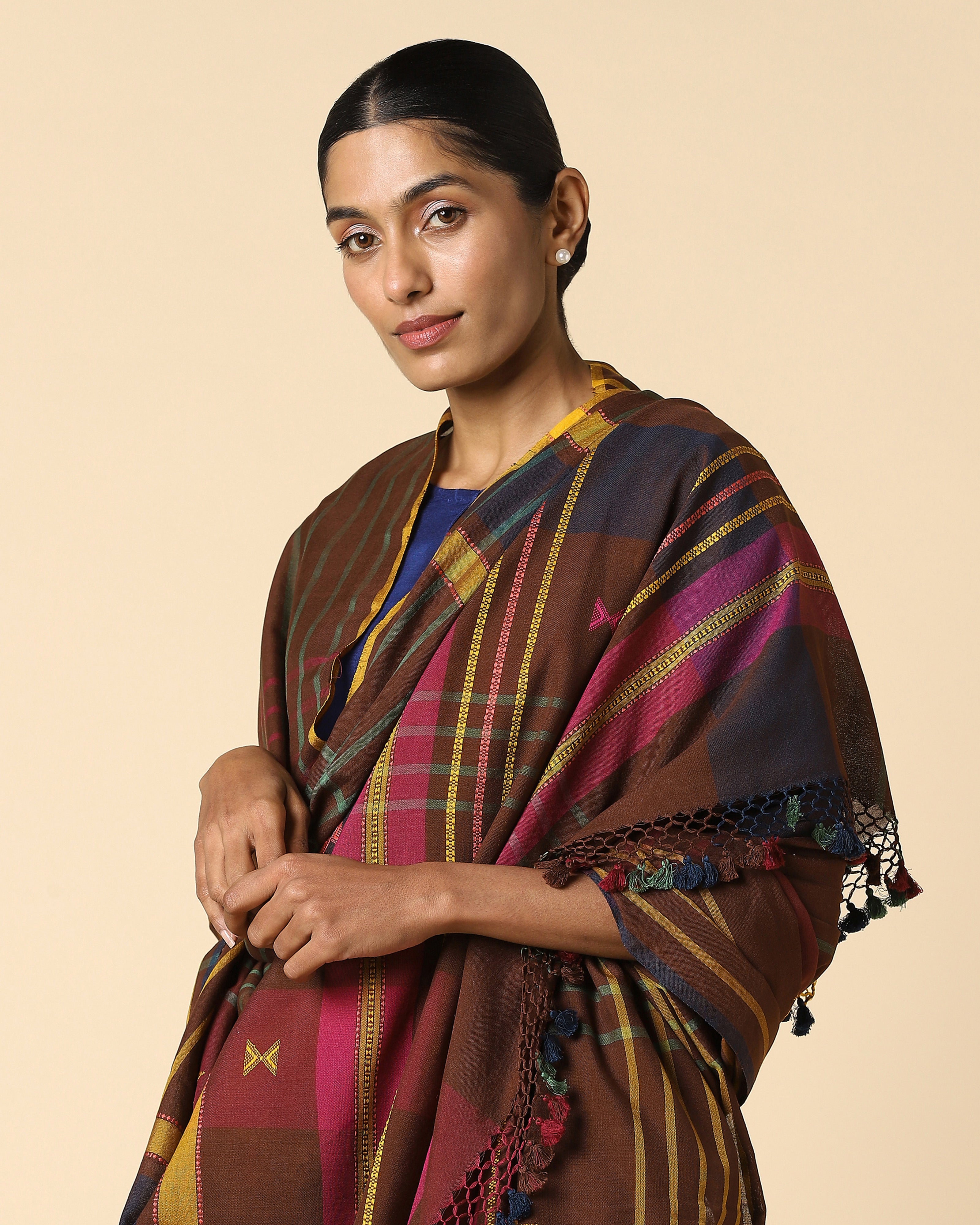 Anaka Bhujodi Extra Weft Cotton Dupatta