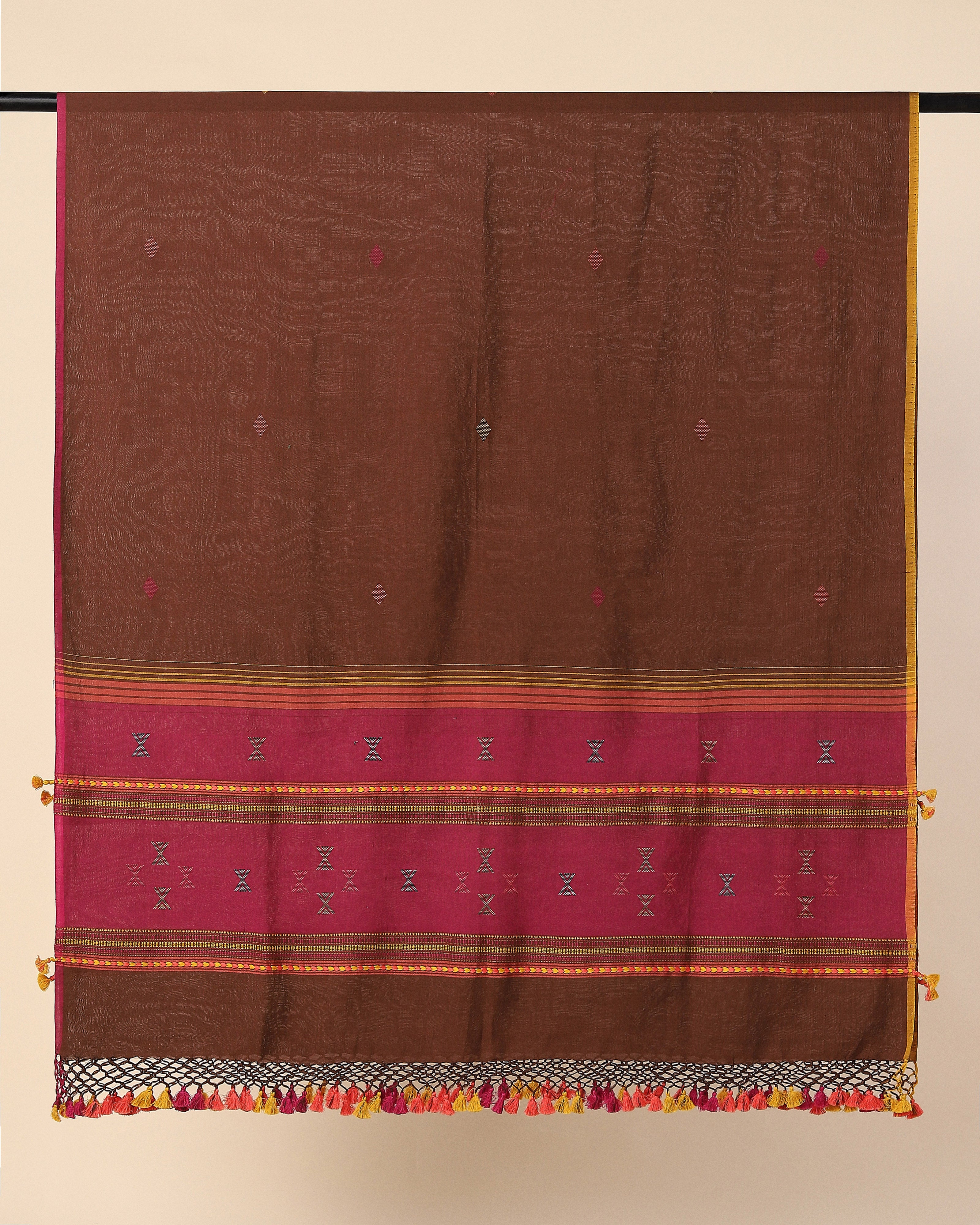 Mahir Bhujodi Extra Weft Cotton Dupatta