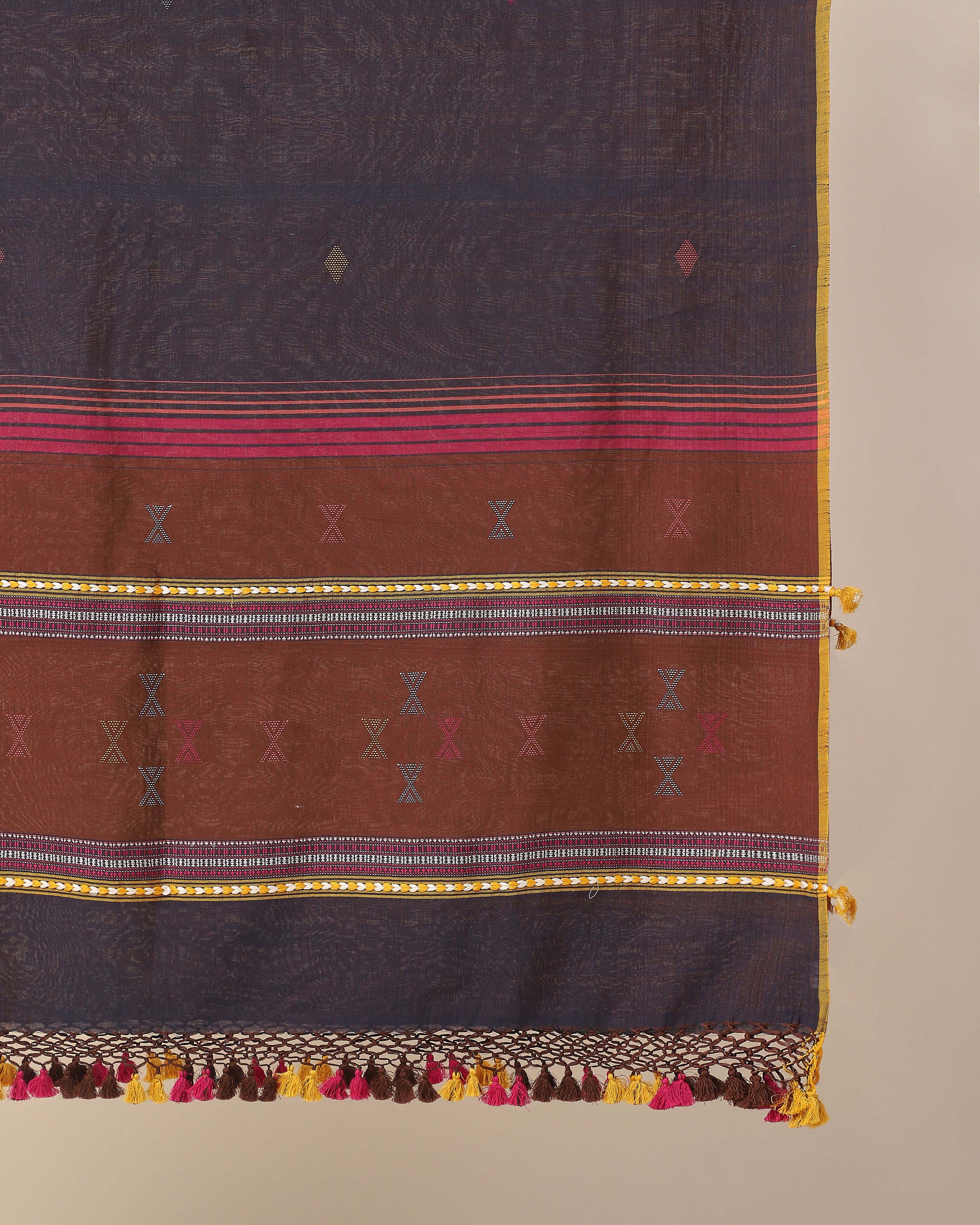 Mahir Bhujodi Extra Weft Cotton Dupatta
