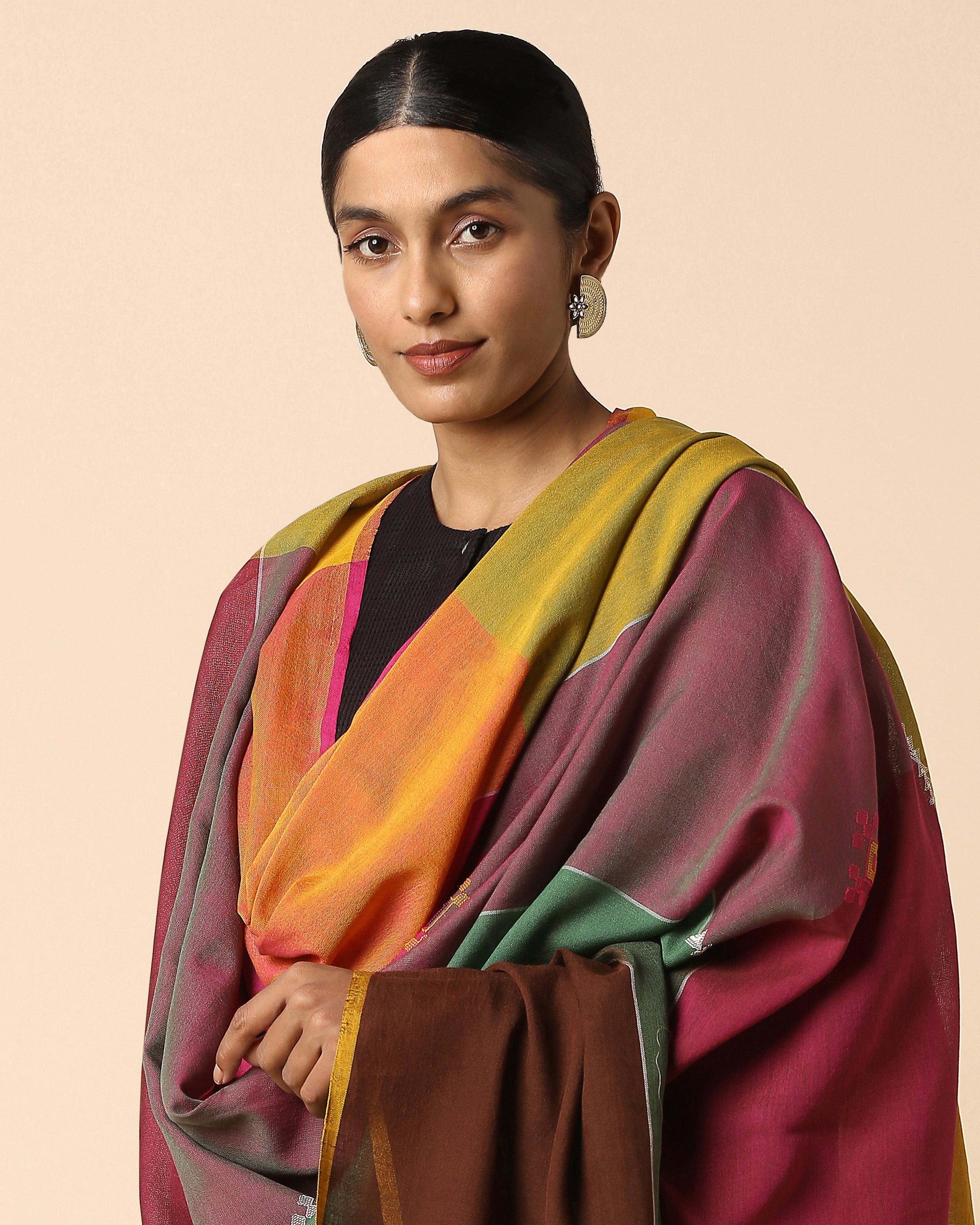 Reina Bhujodi Extra Weft Cotton Dupatta