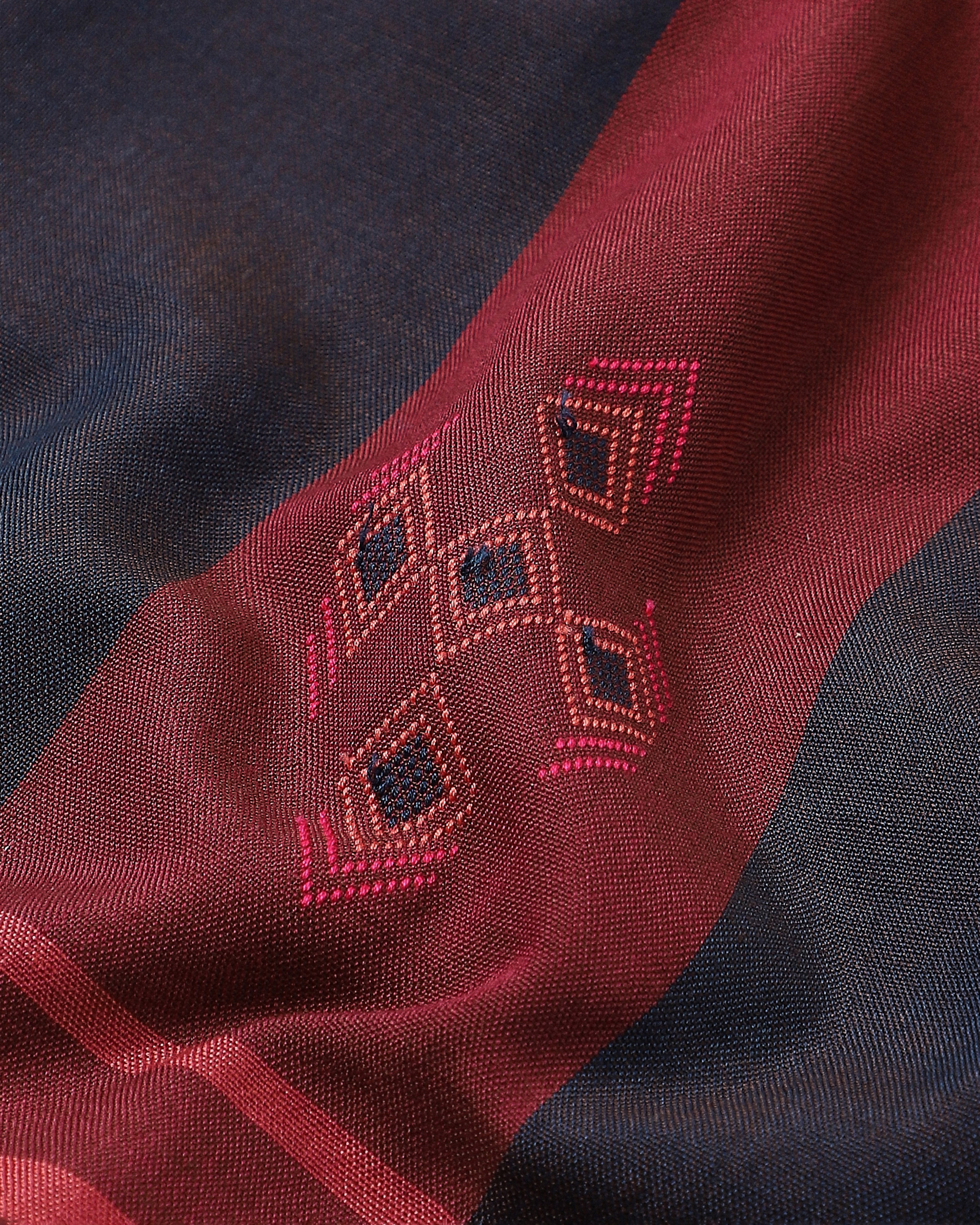 Maitri Bhujodi Extra Weft Cotton Saree