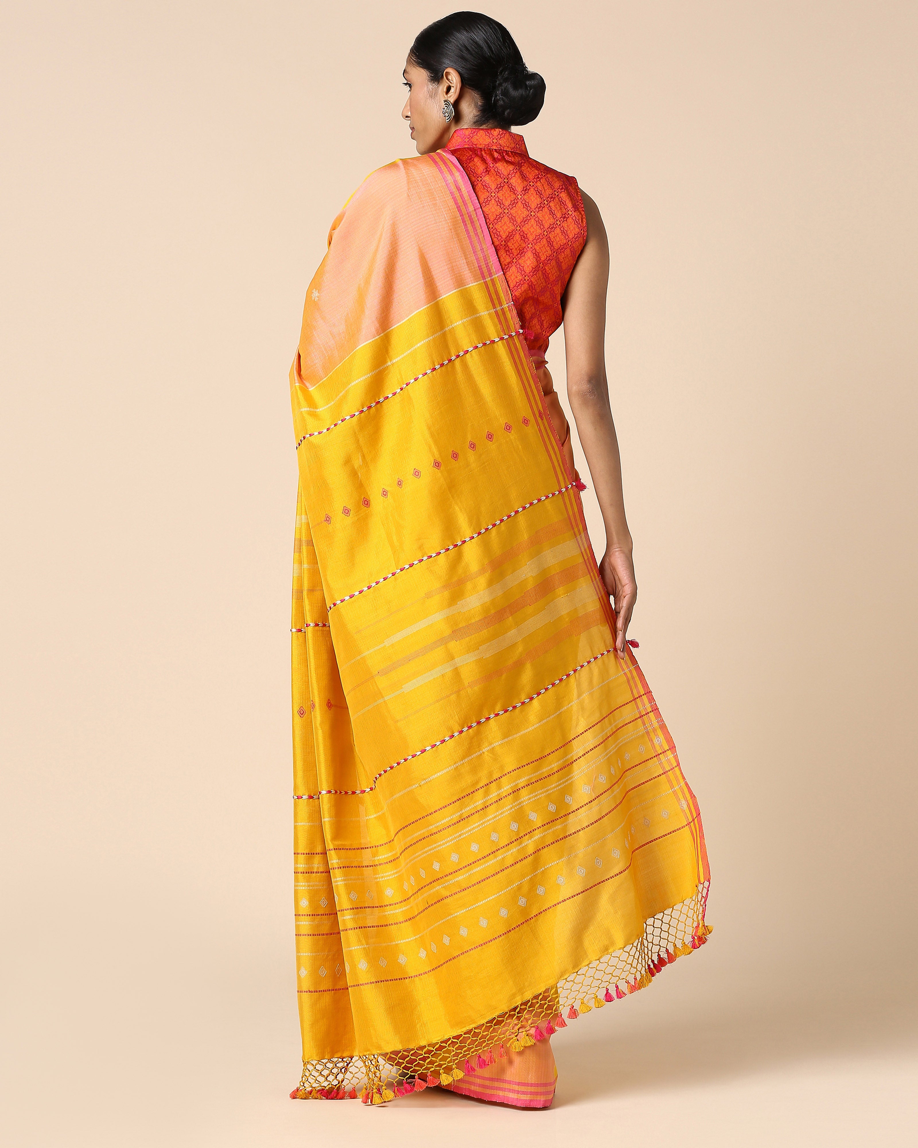 Kamila Bhujodi Extra Weft Cotton Silk Saree
