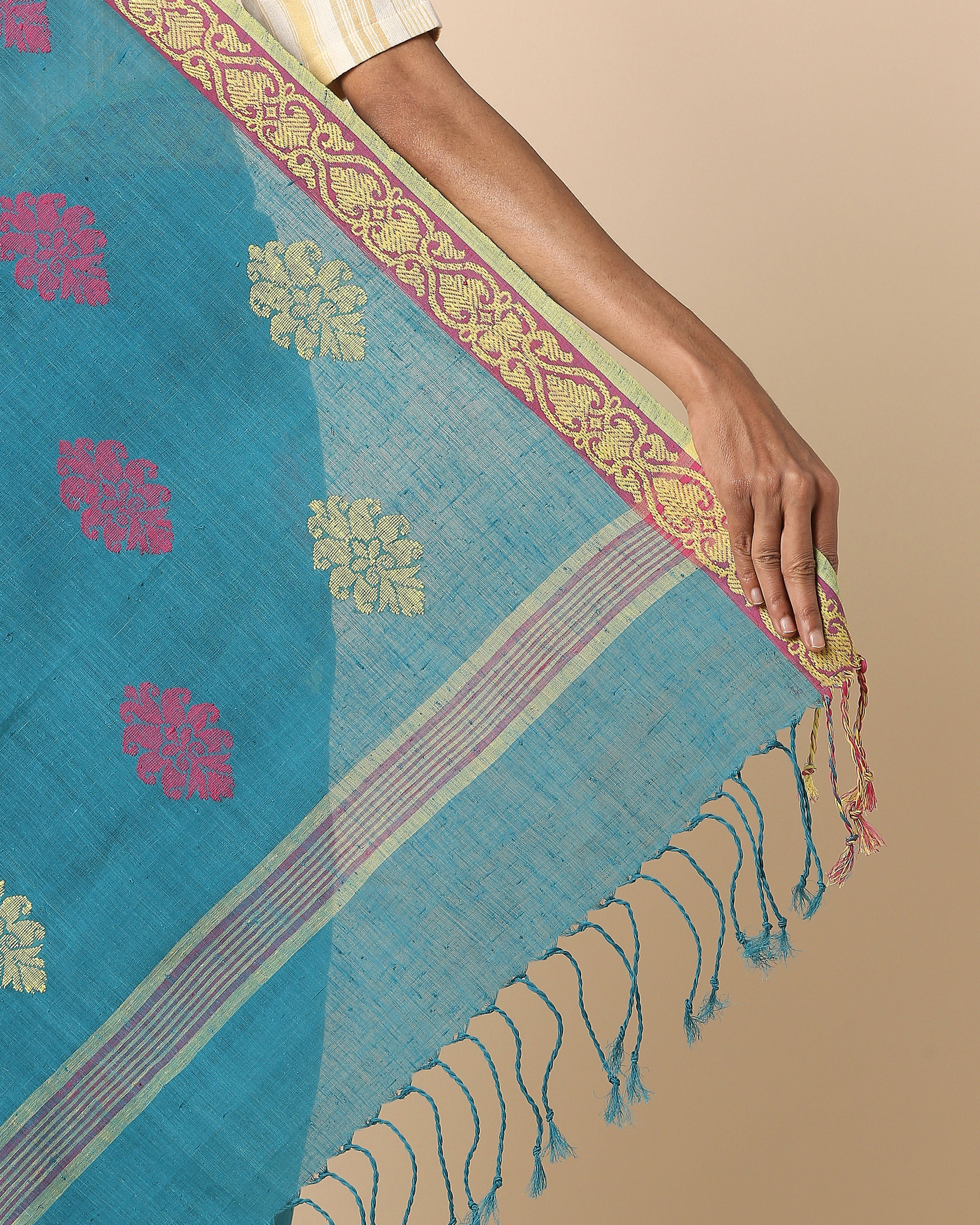 Dhvani Pulagurtha Jacquard Cotton Saree