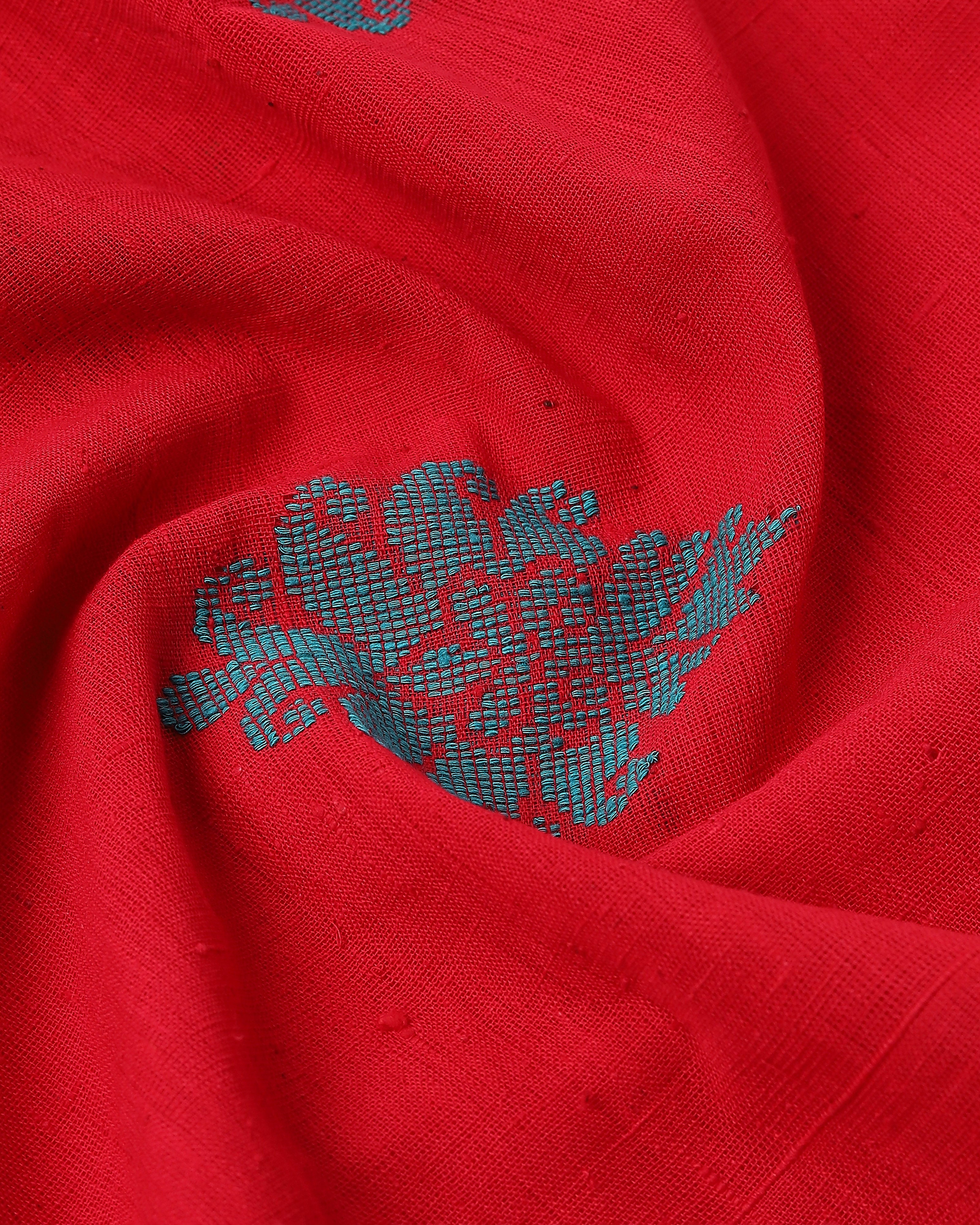 Dhvani Pulagurtha Jacquard Cotton Saree