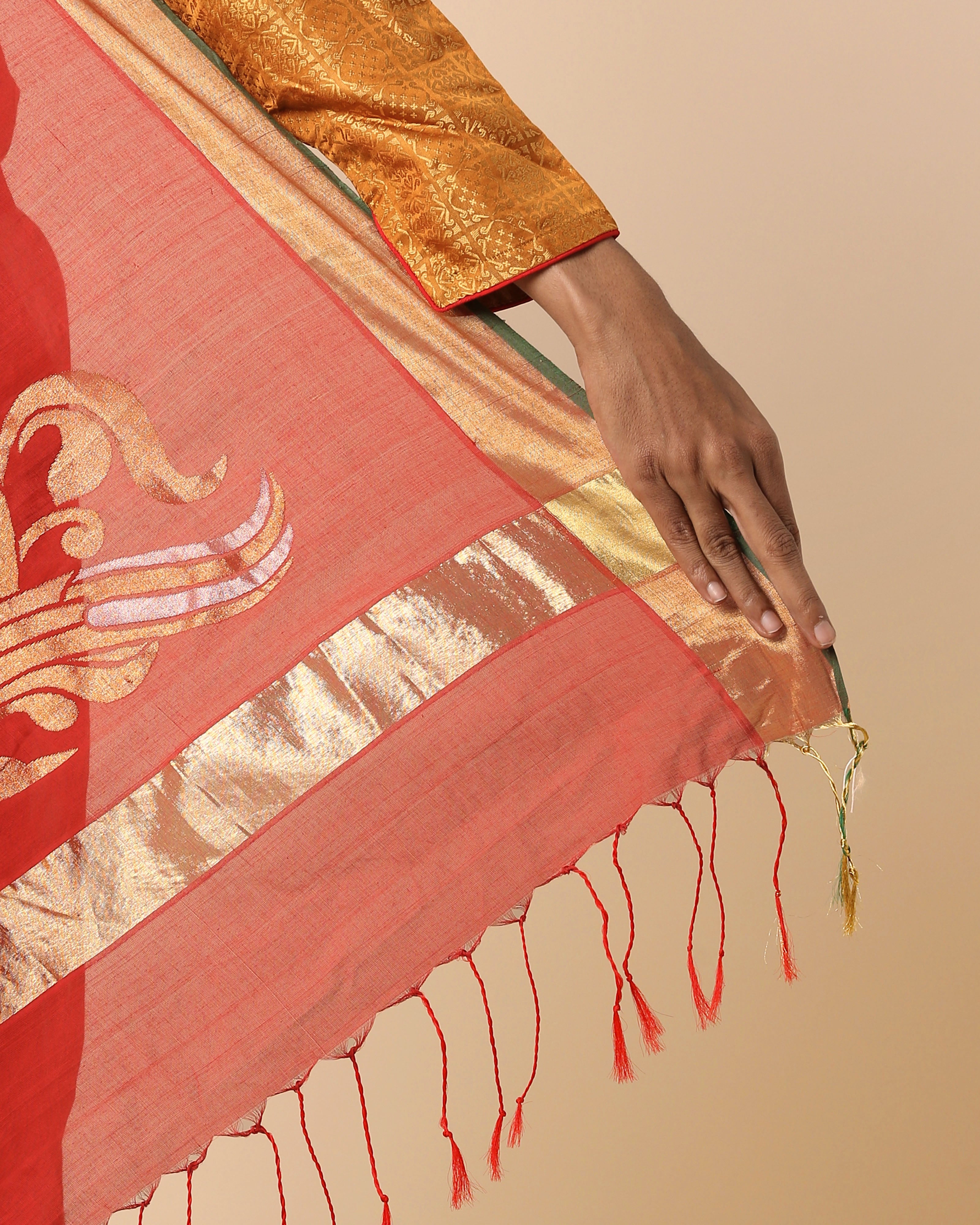 Mayurika Venkatagiri Jamdani Cotton Saree
