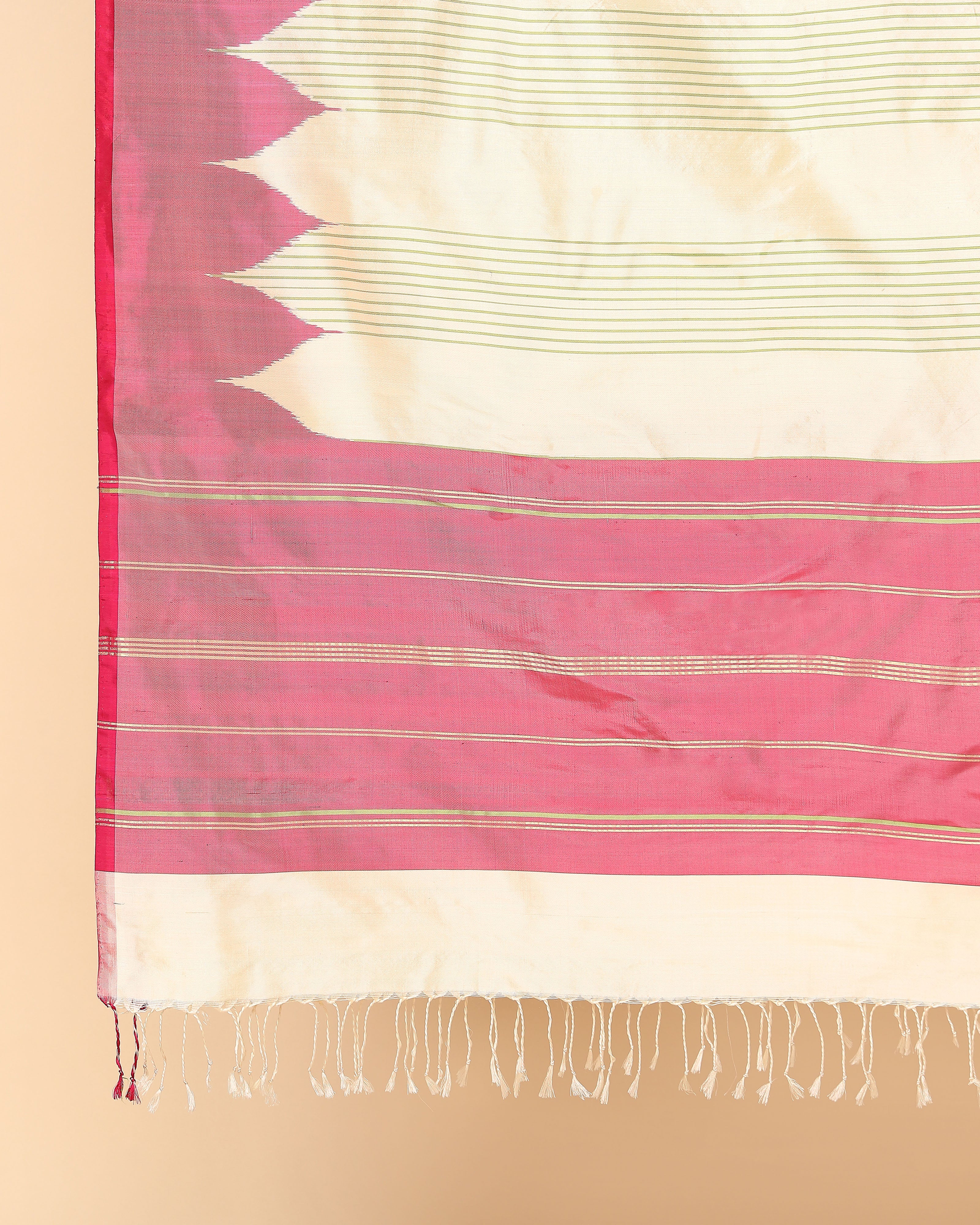 Mumtaz Pochampally Weft Ikat Silk Dupatta