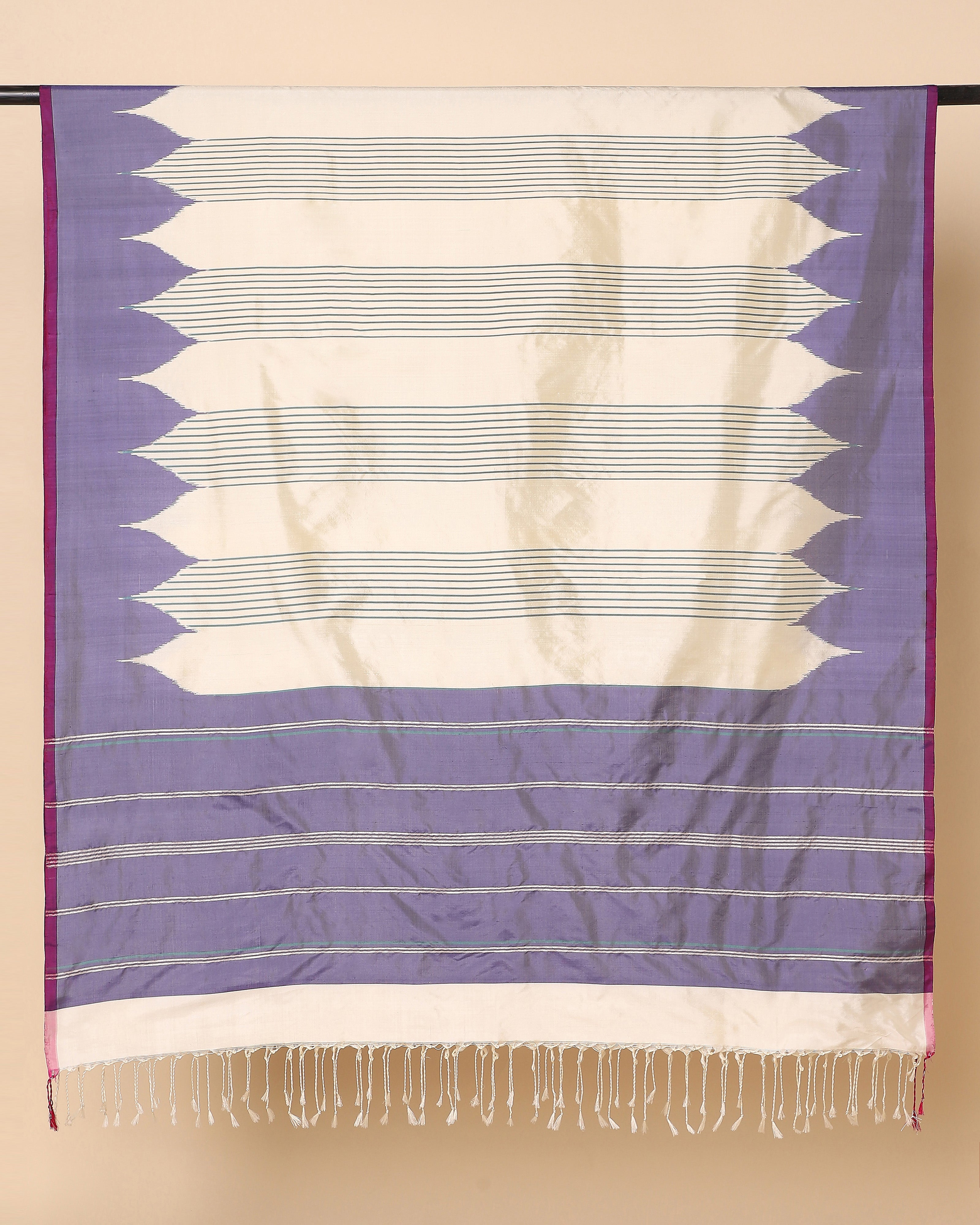 Mumtaz Pochampally Weft Ikat Silk Dupatta