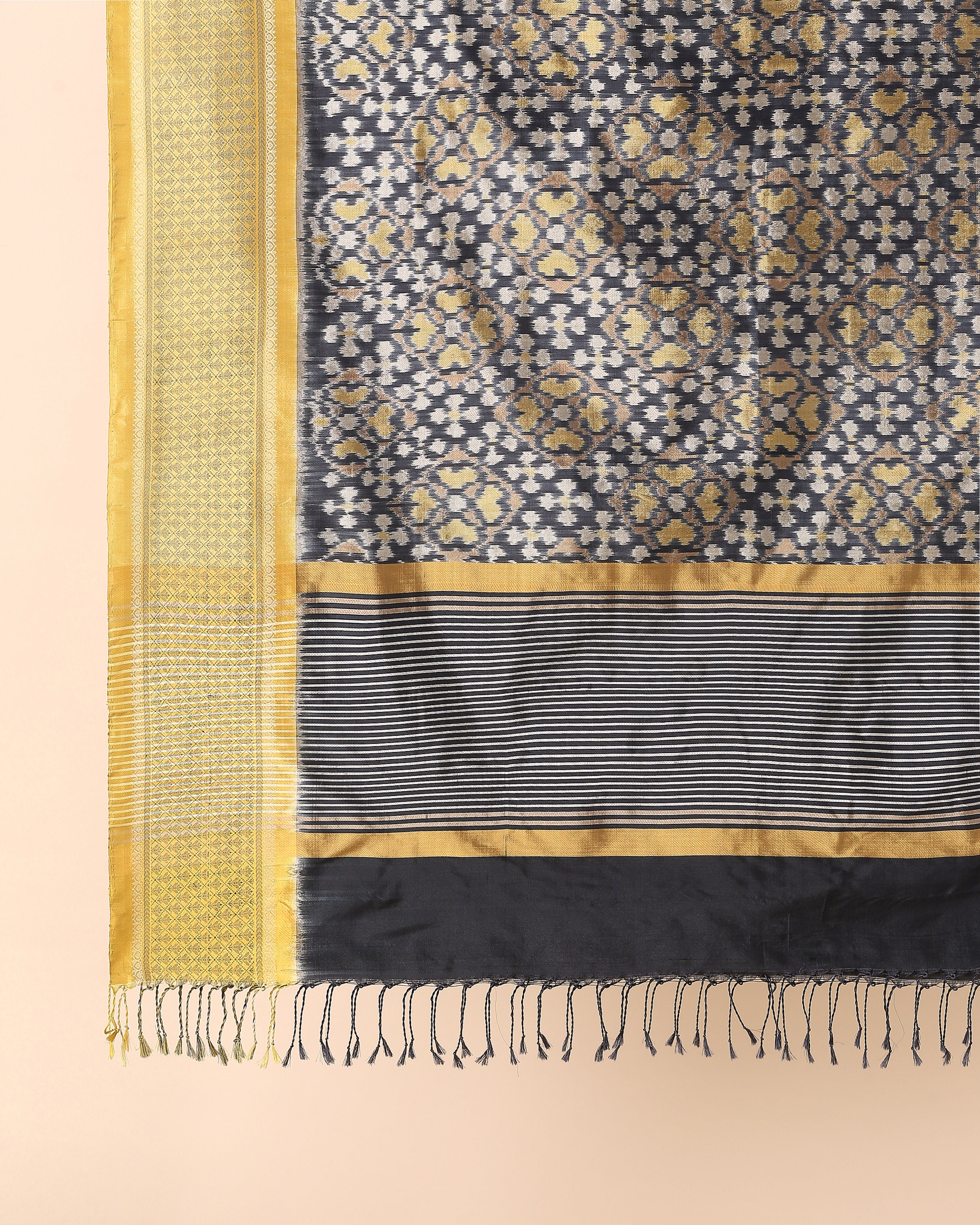 Lola Pochampally Weft Ikat Silk Dupatta