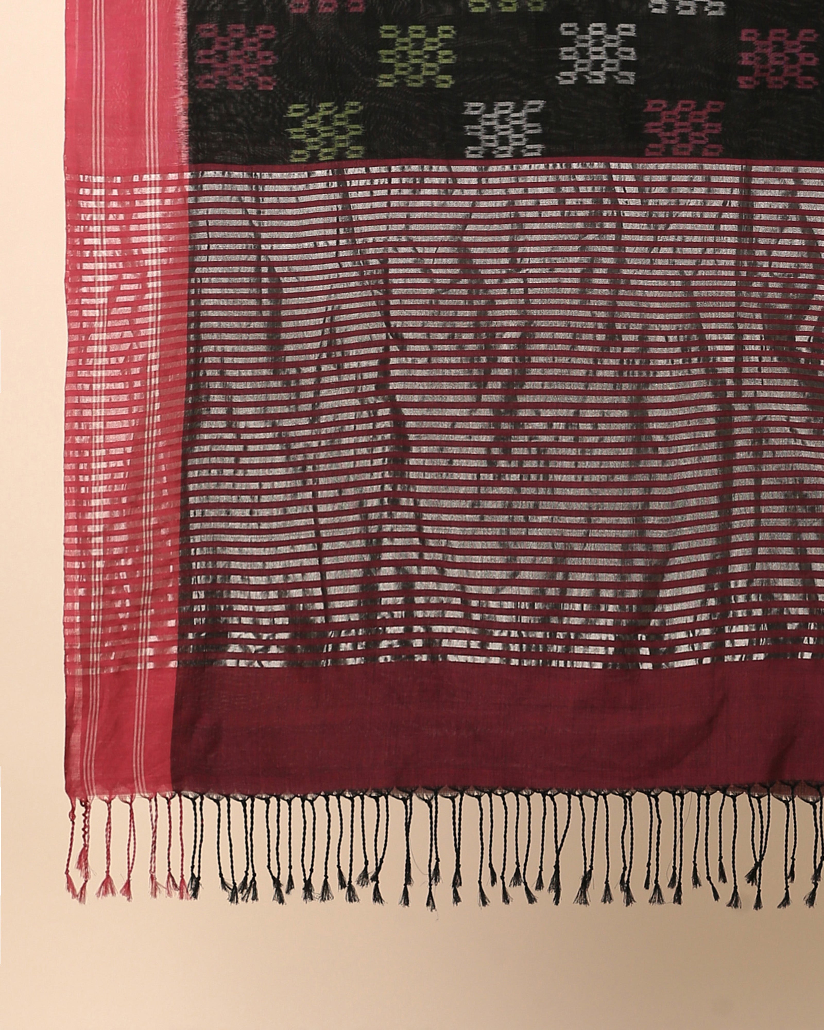 Annya Pochampally Weft Ikat Cotton Dupatta