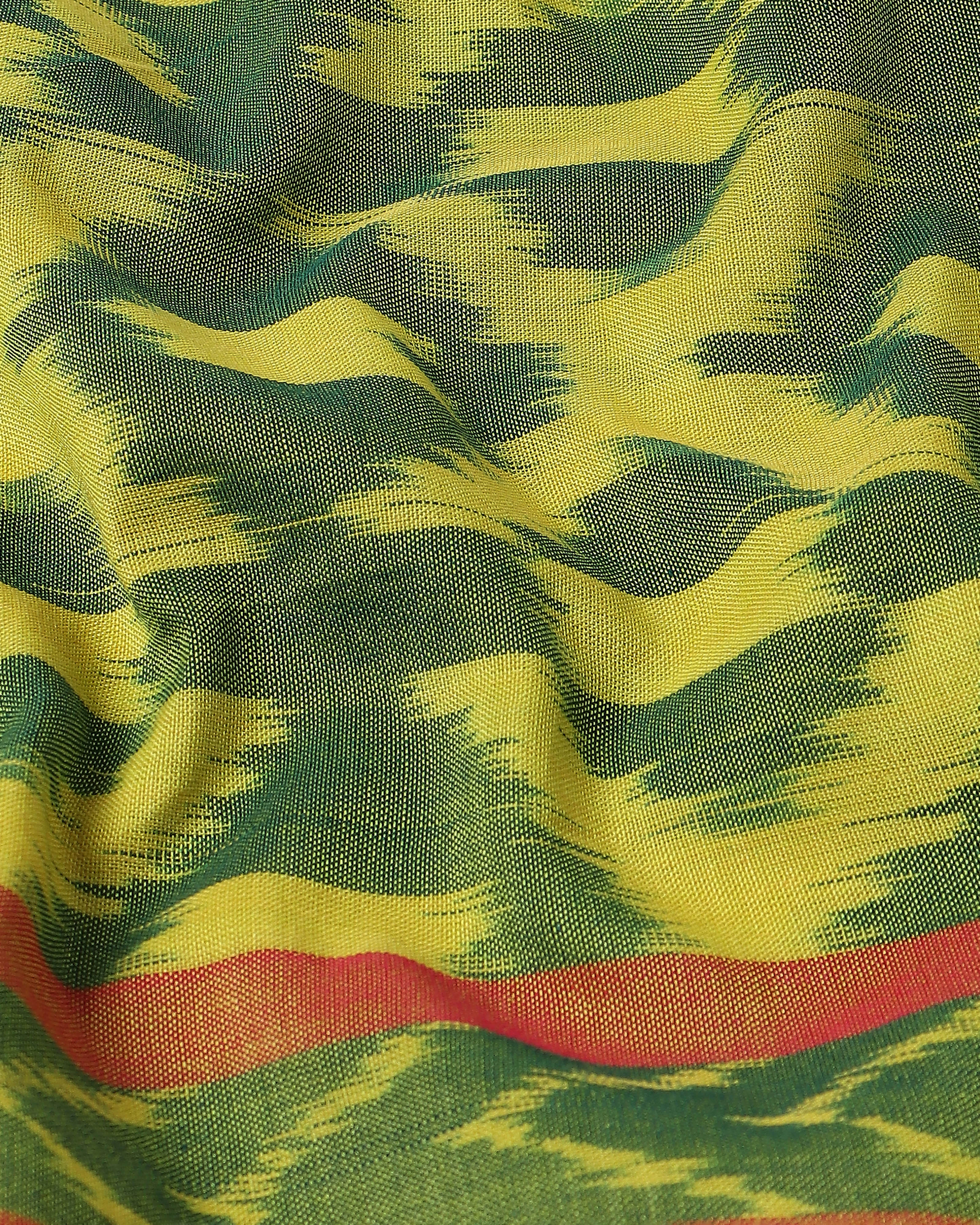 Basilia Pochampally Warp Ikat Cotton Saree