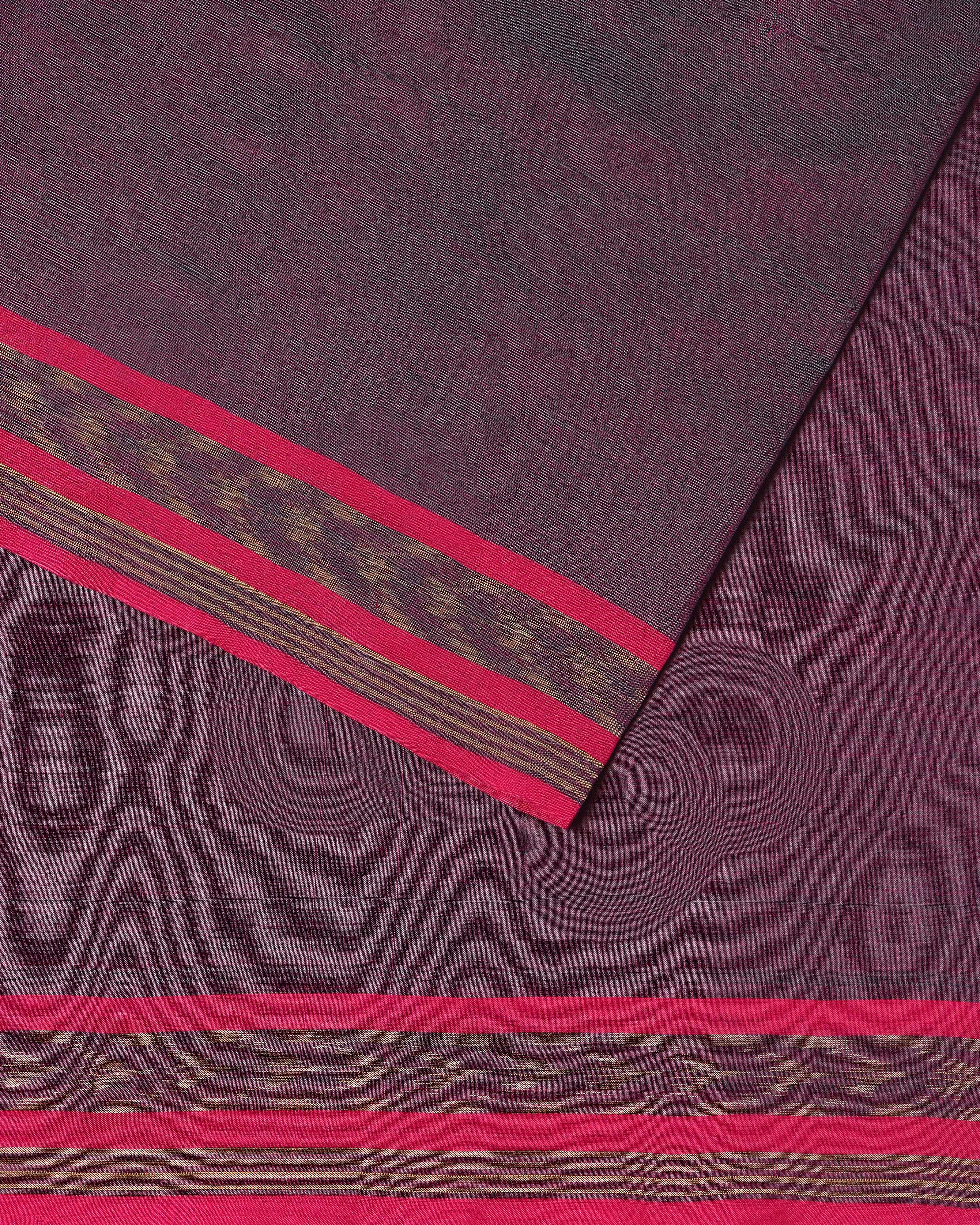 Basilia Pochampally Warp Ikat Cotton Saree