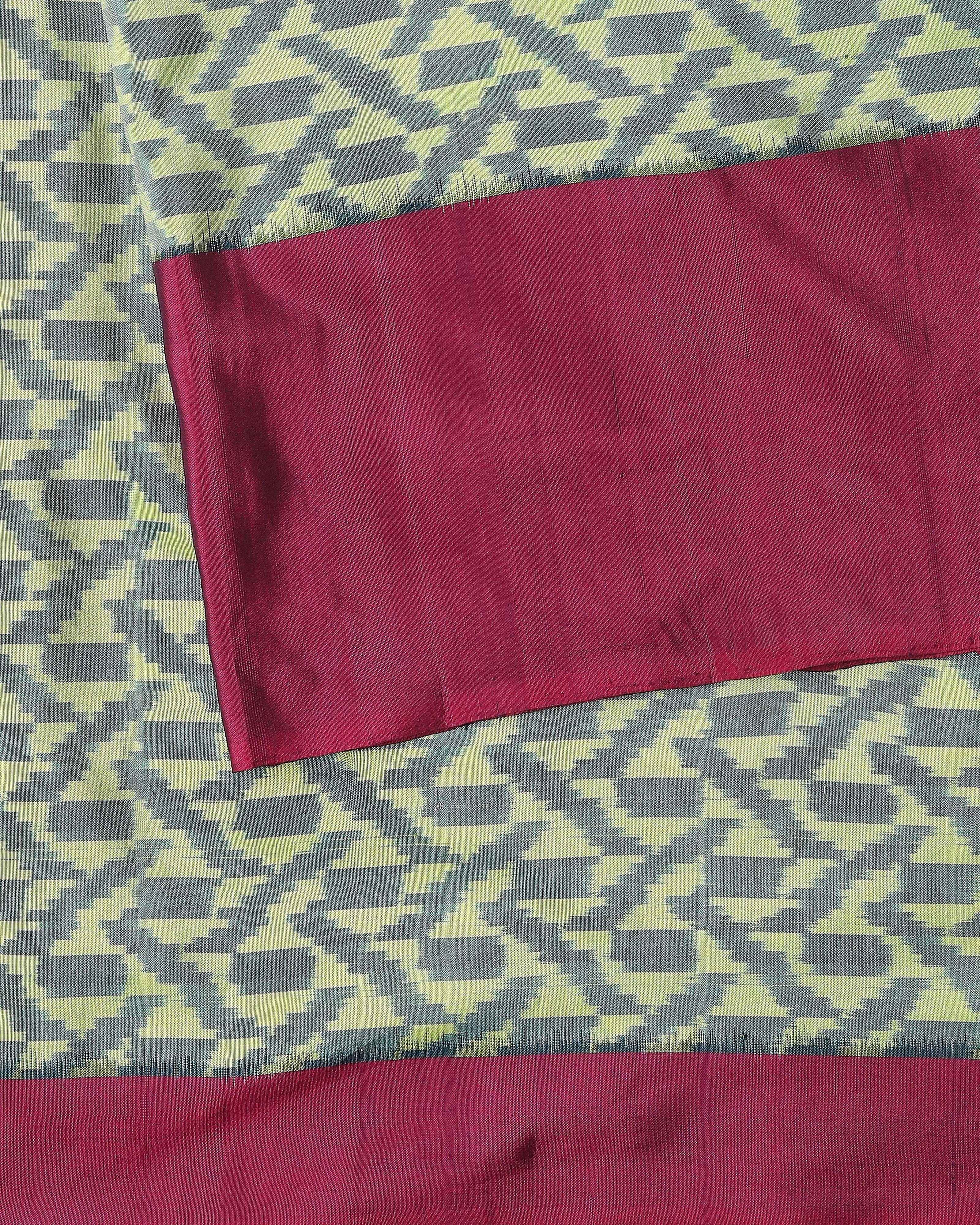 Cyra Pochampally Warp Ikat Cotton Saree