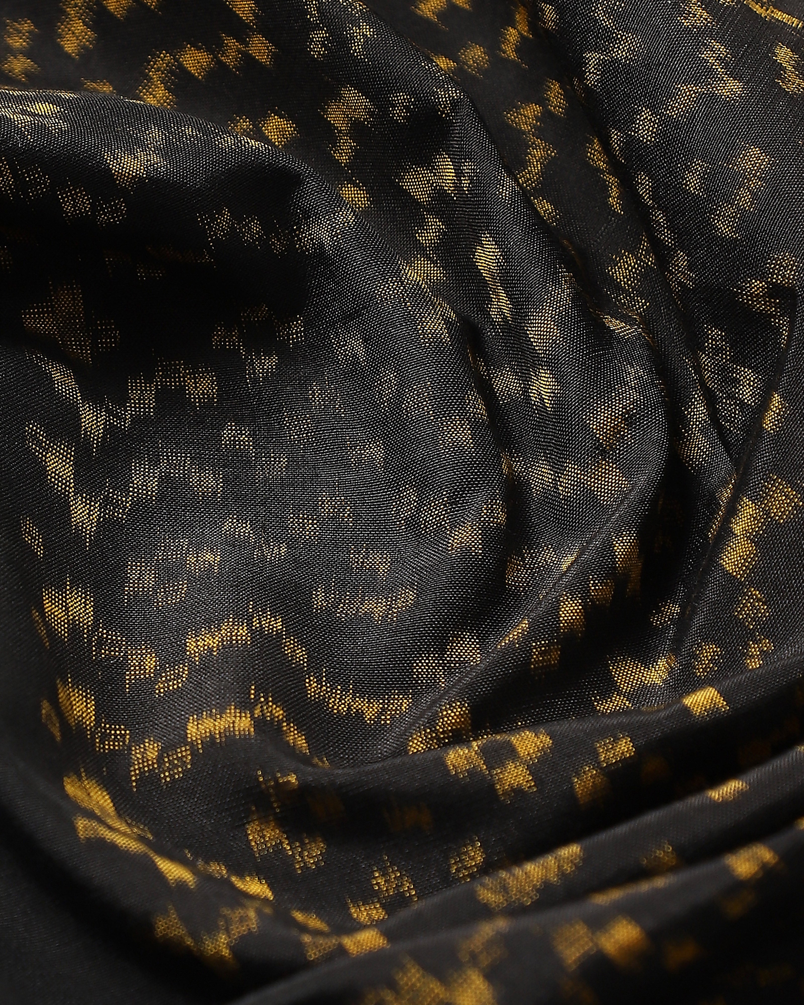 Damaris Pochampally Warp Ikat Cotton Saree