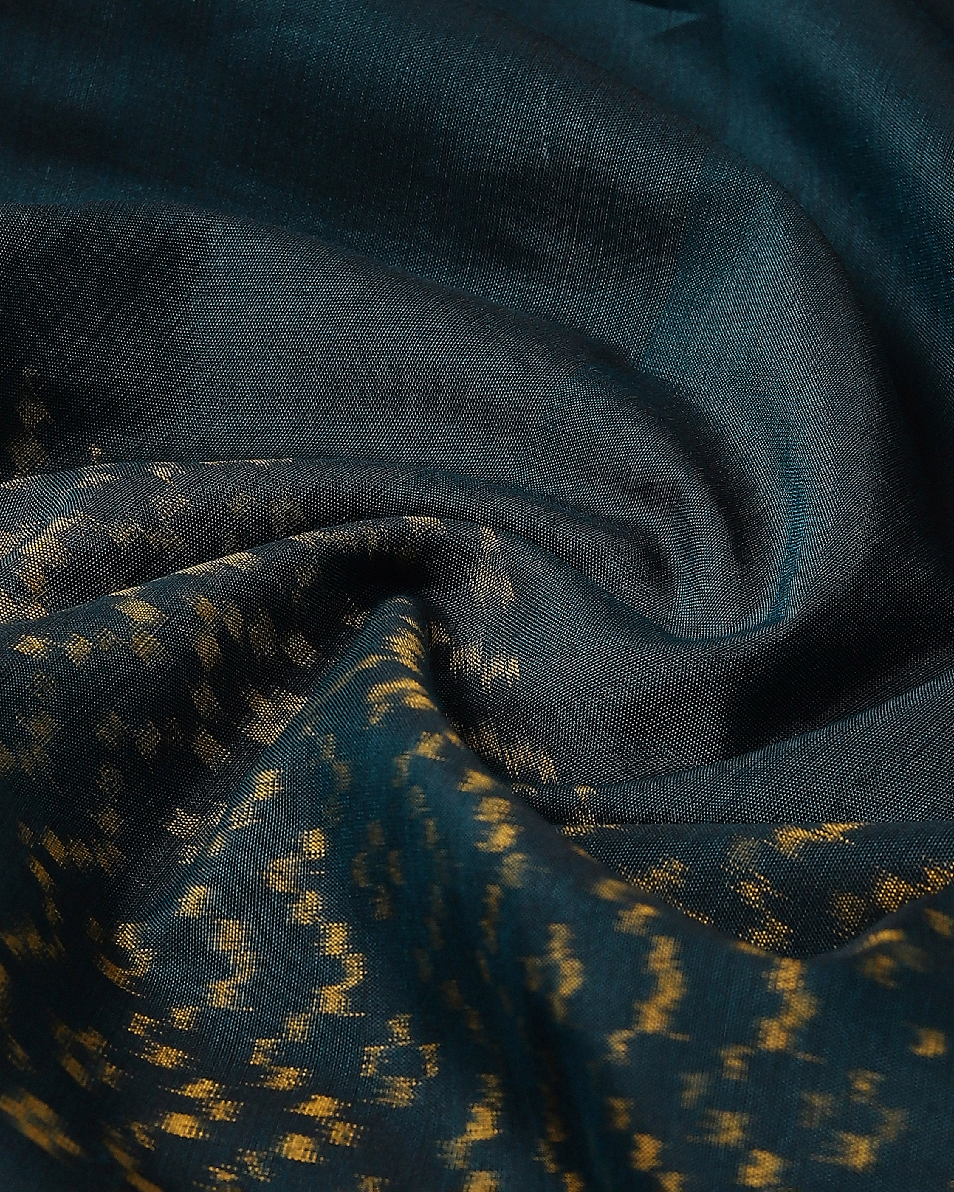 Damaris Pochampally Warp Ikat Cotton Saree