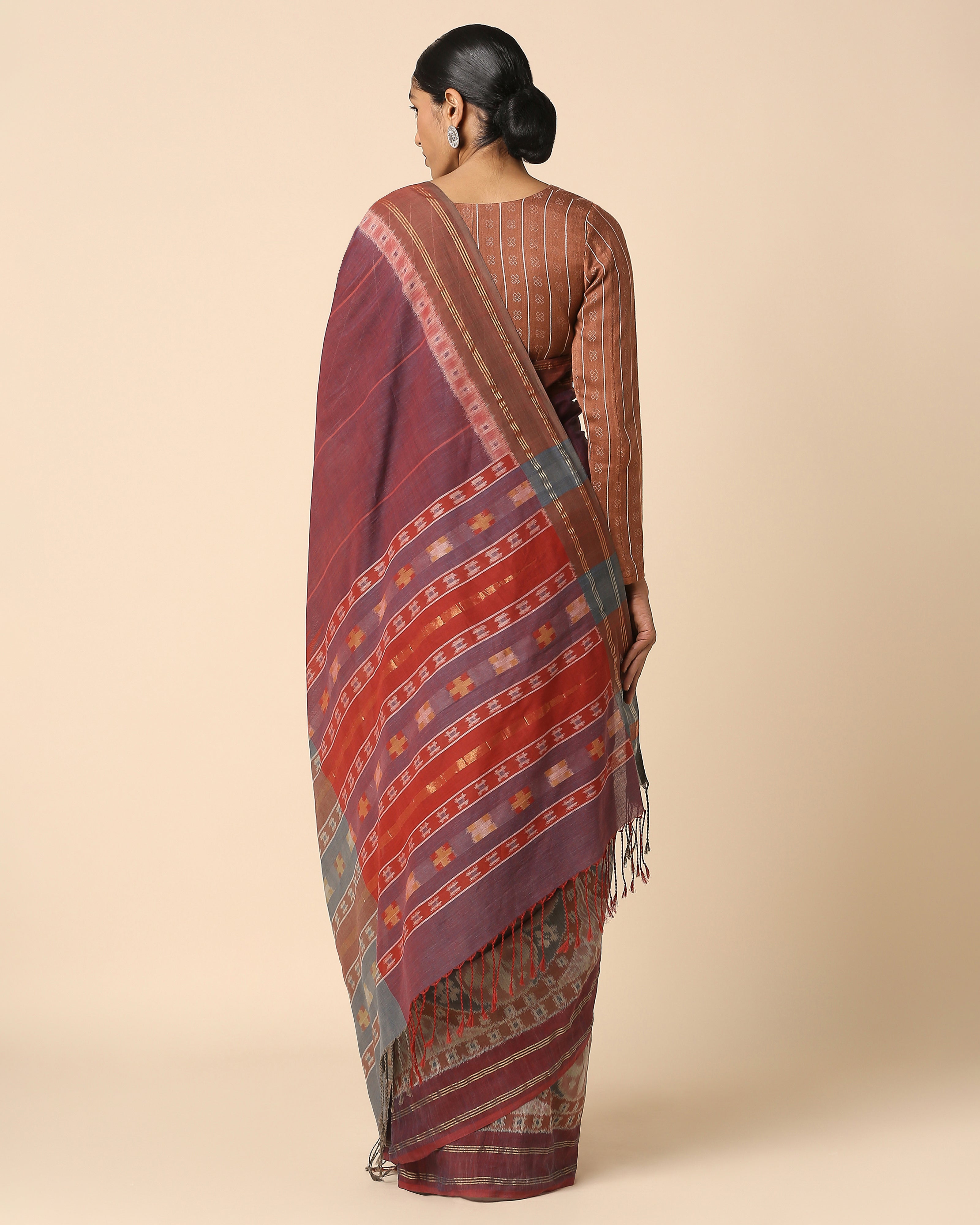 Farida Pochampally Weft Ikat Cotton Saree