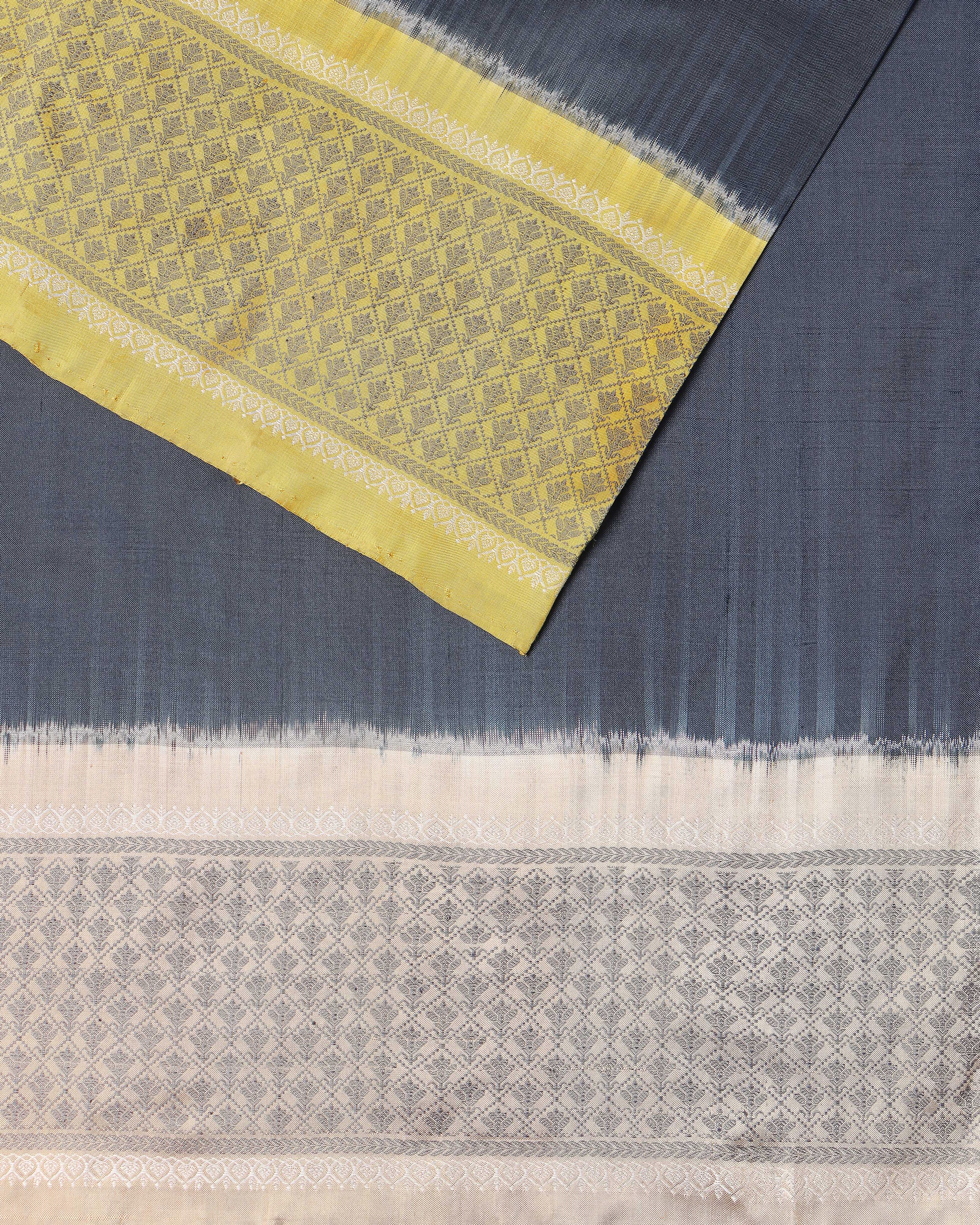 Lola Pochampally Weft Ikat Silk Saree