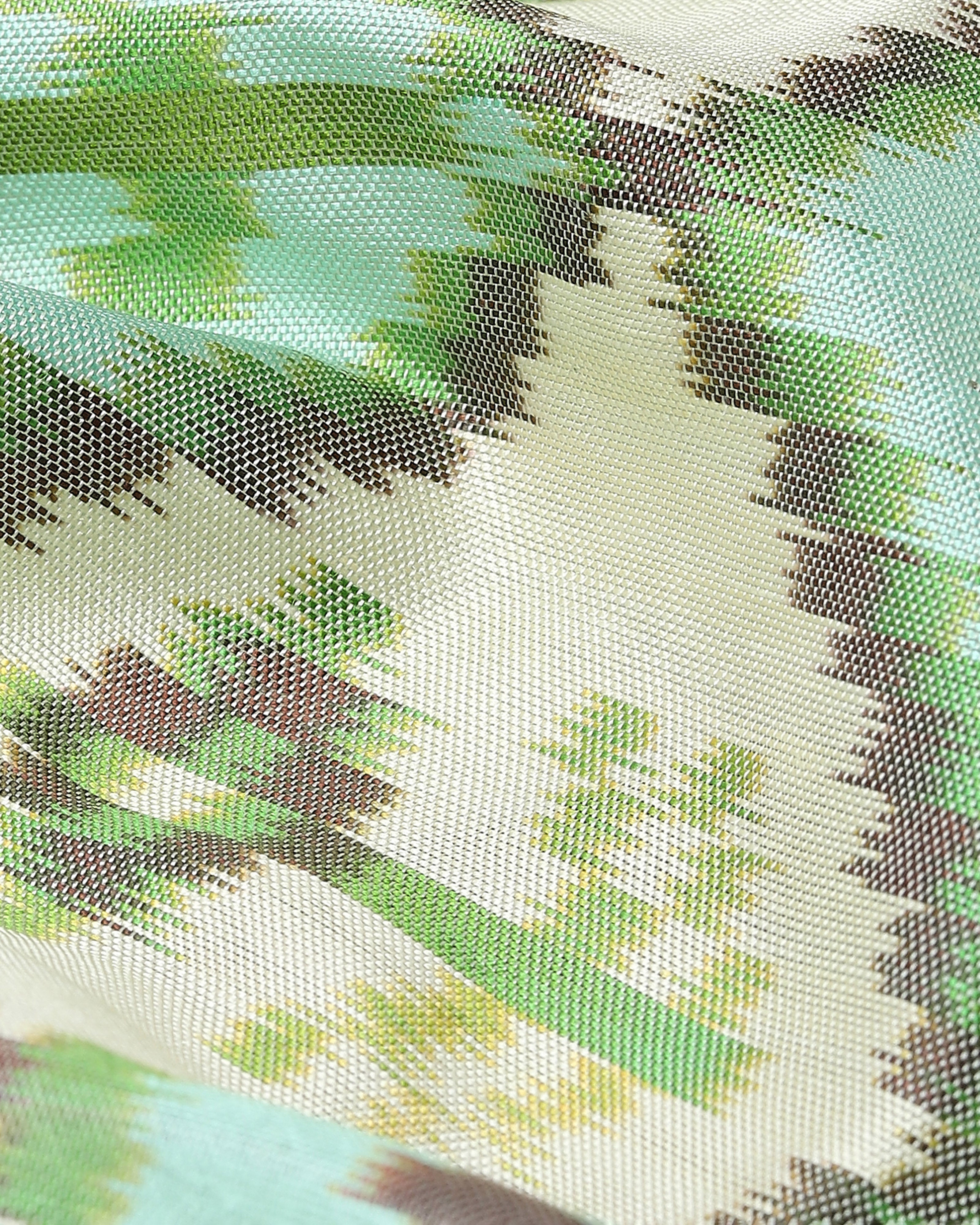 Minda Pochampally Weft Ikat Silk Saree