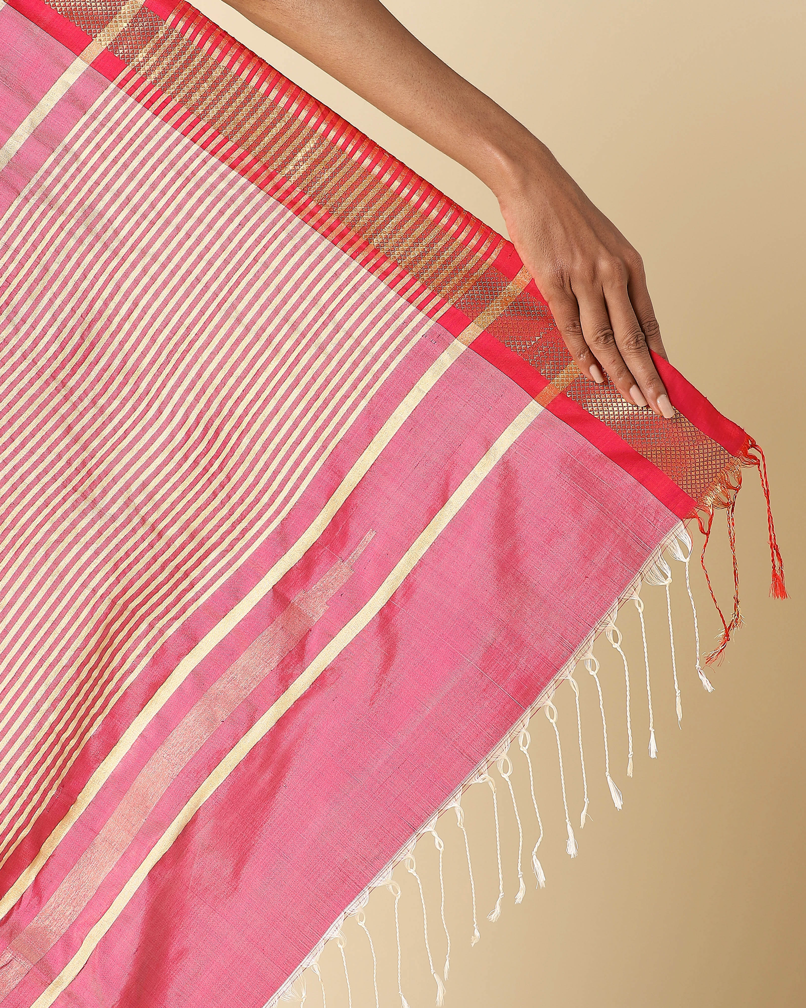 Jigna Pochampally Weft Ikat Silk Saree
