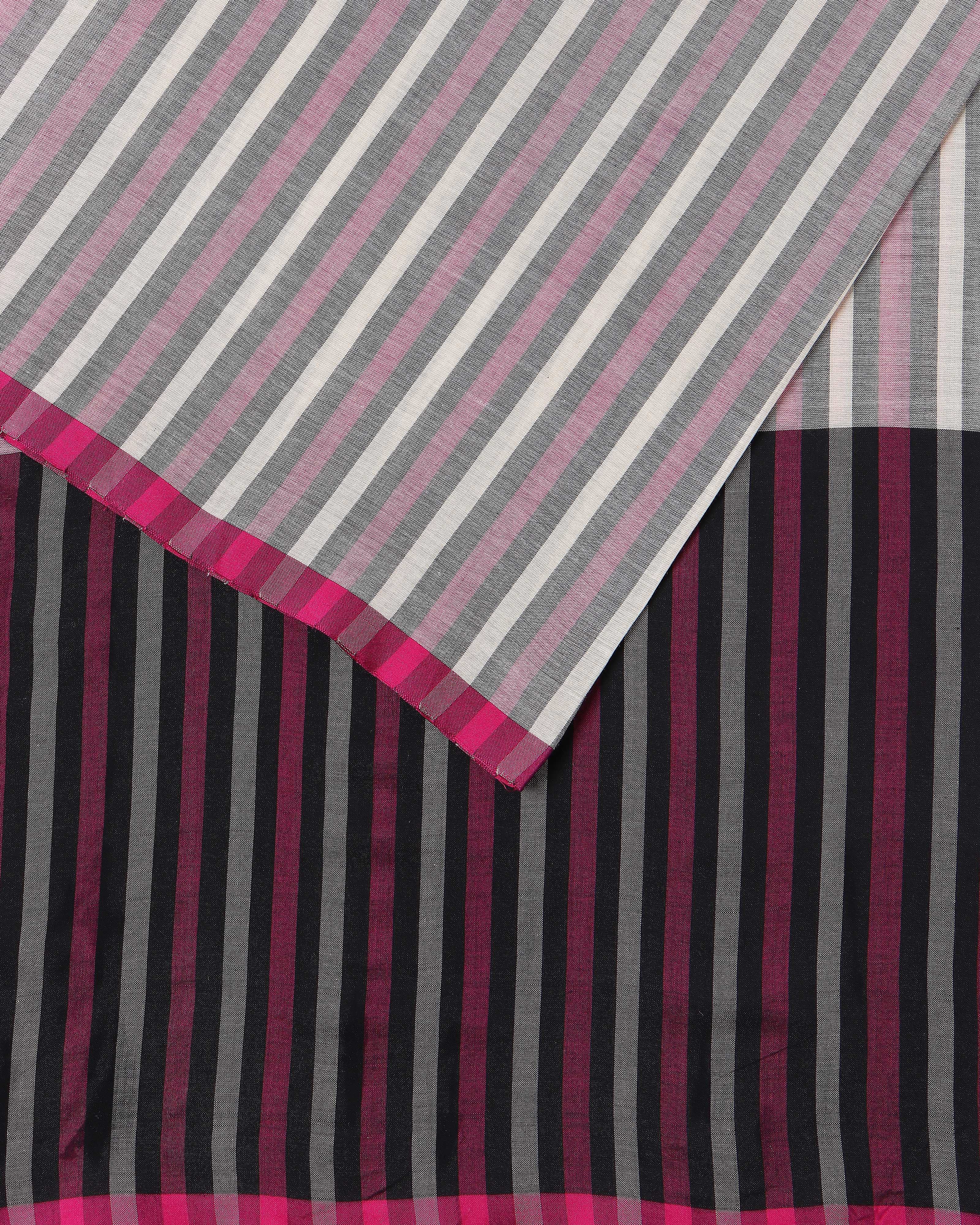 Tayja Pochampally Warp Ikat Cotton Saree