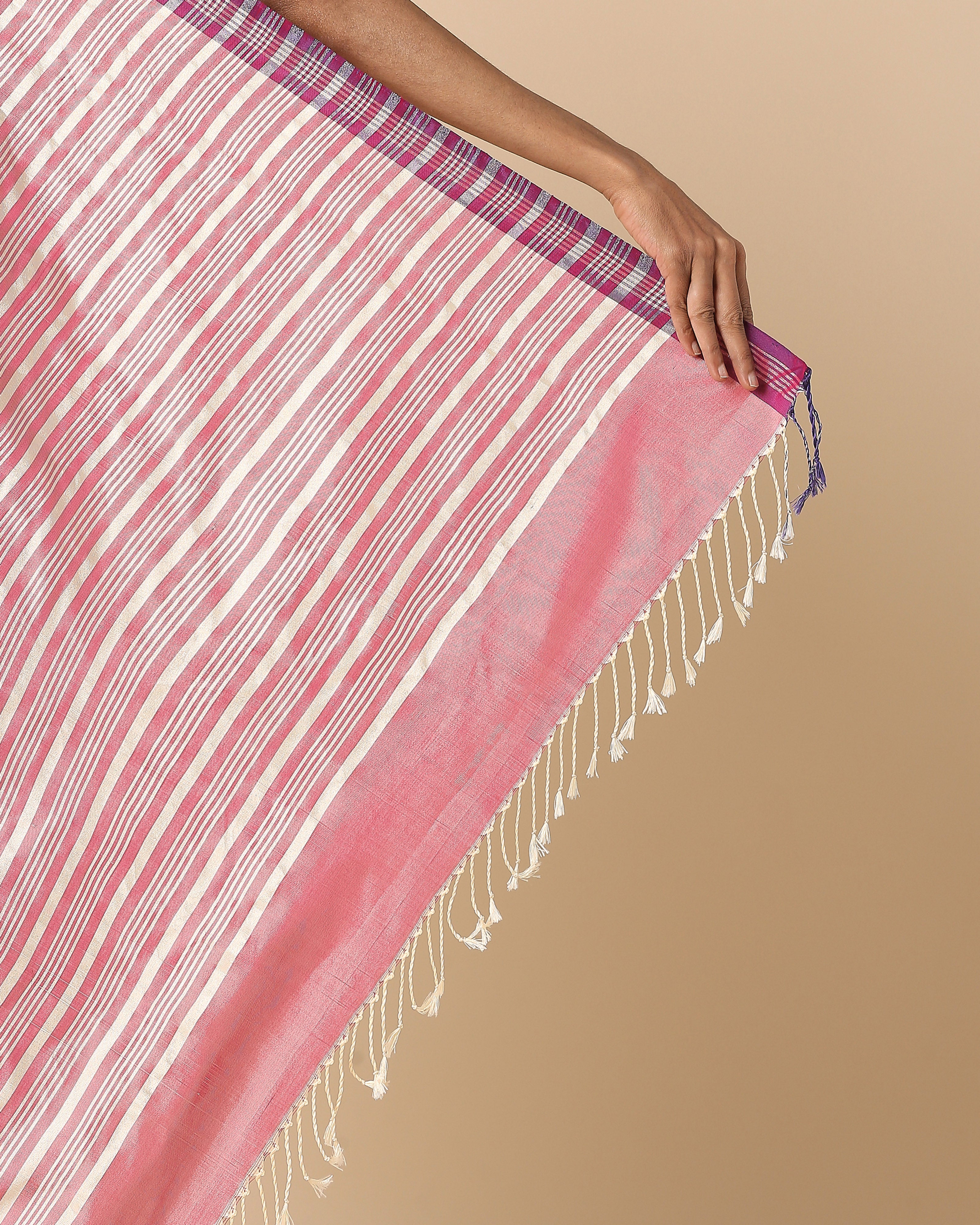 Aayana Pochampally Weft Ikat Silk Saree