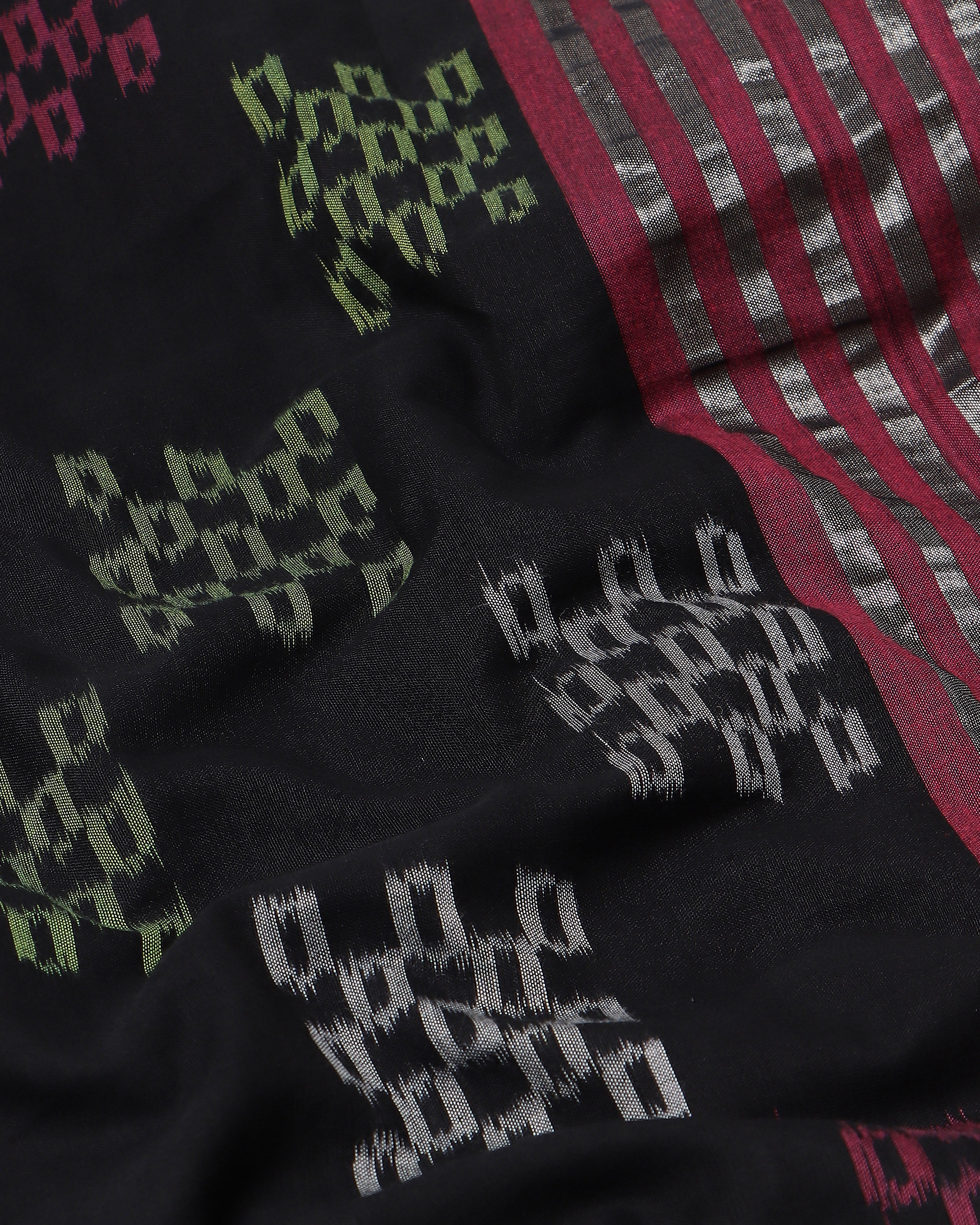 Annya Pochampally Weft Ikat Cotton Saree