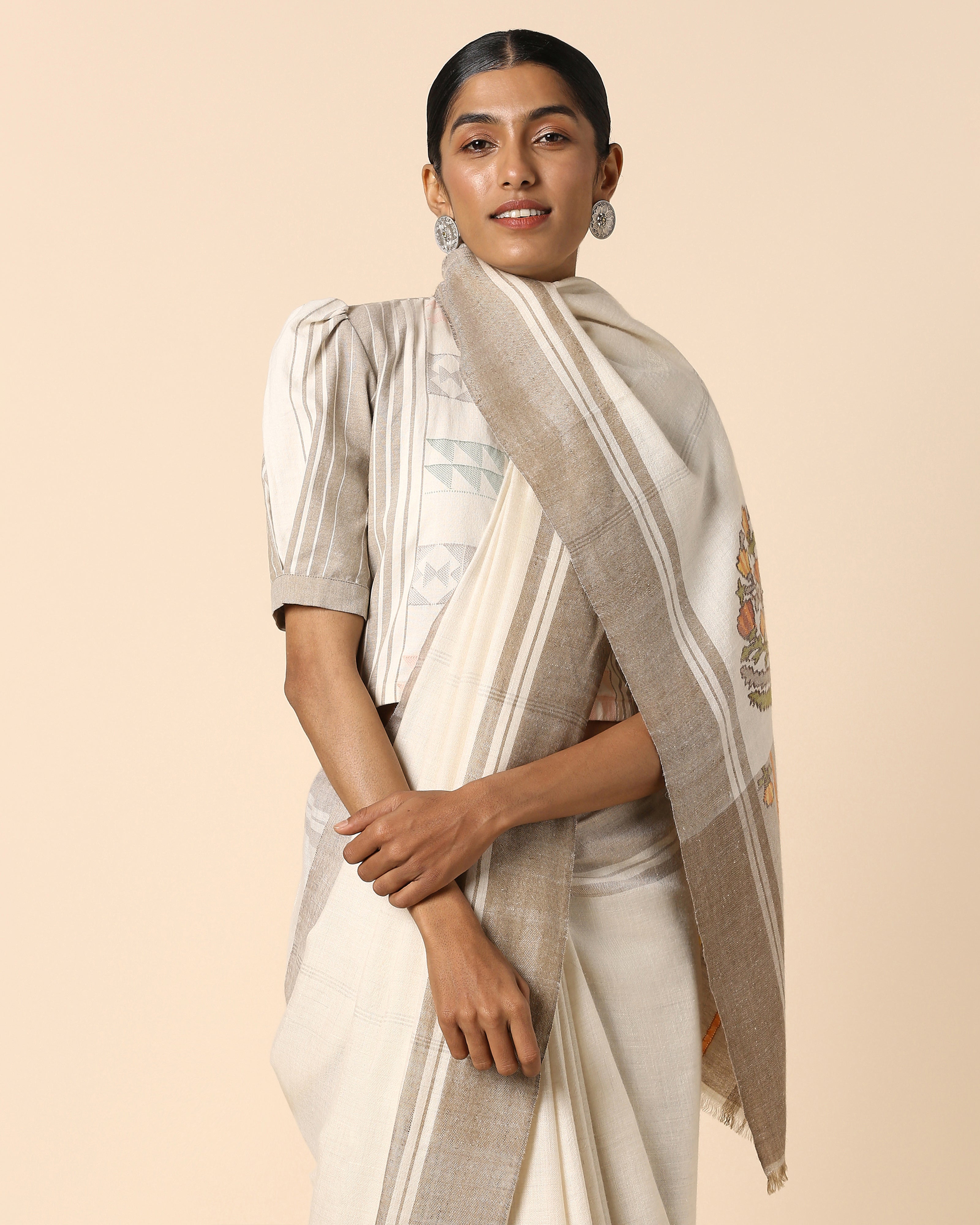 Jalina Kashmir Kani Pashmina Saree