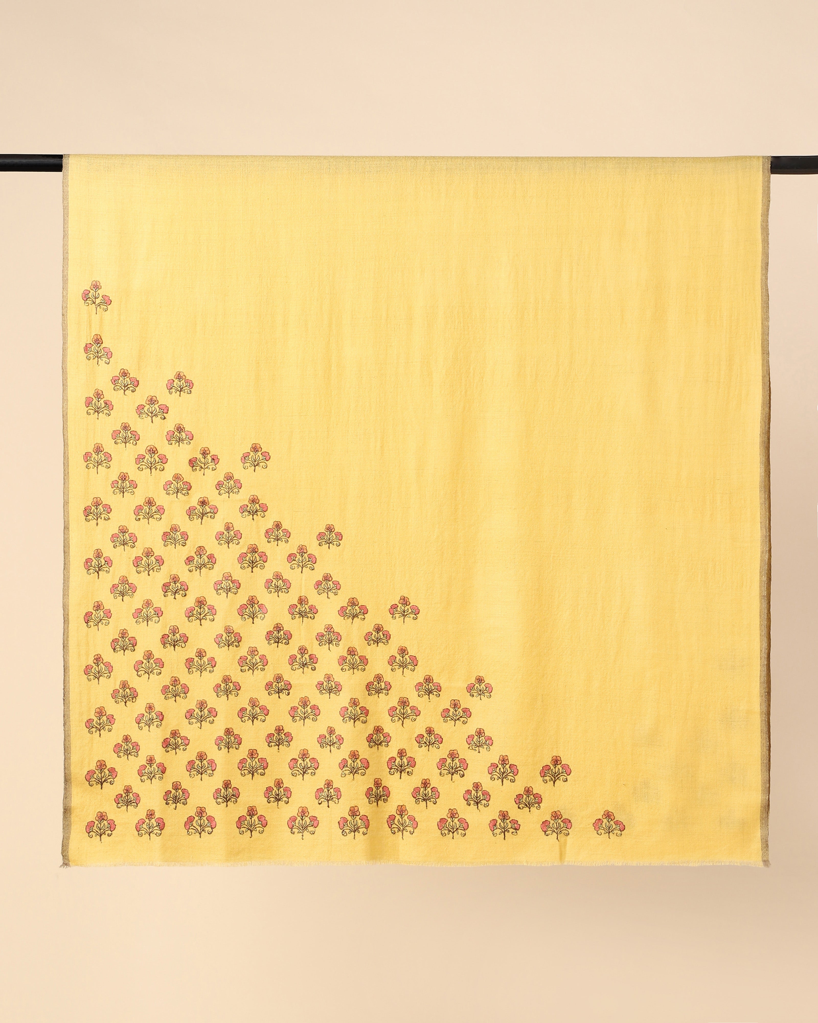 Ruhani Kashmir Sozni Embroidery Pashmina Shawl