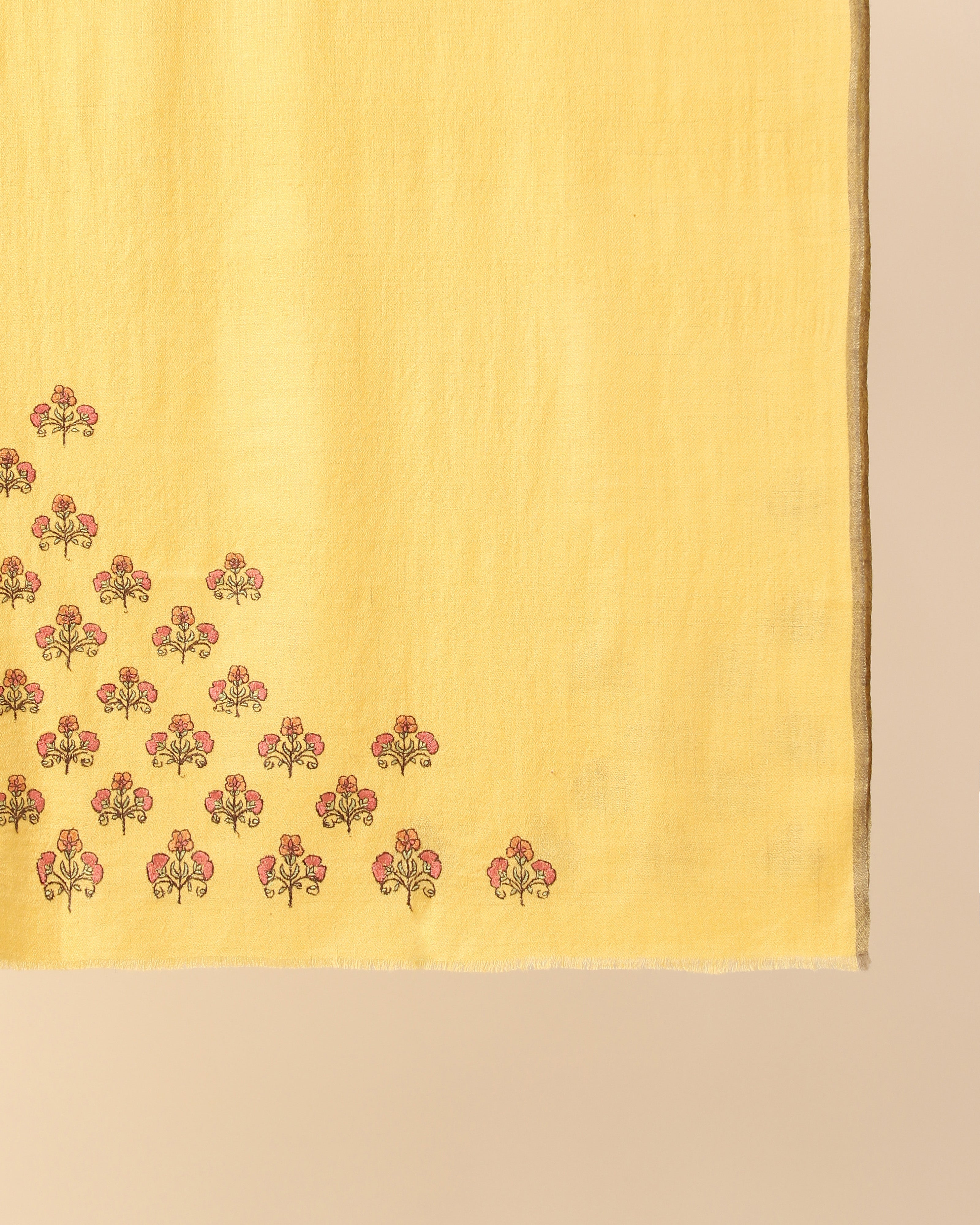 Ruhani Kashmir Sozni Embroidery Pashmina Shawl