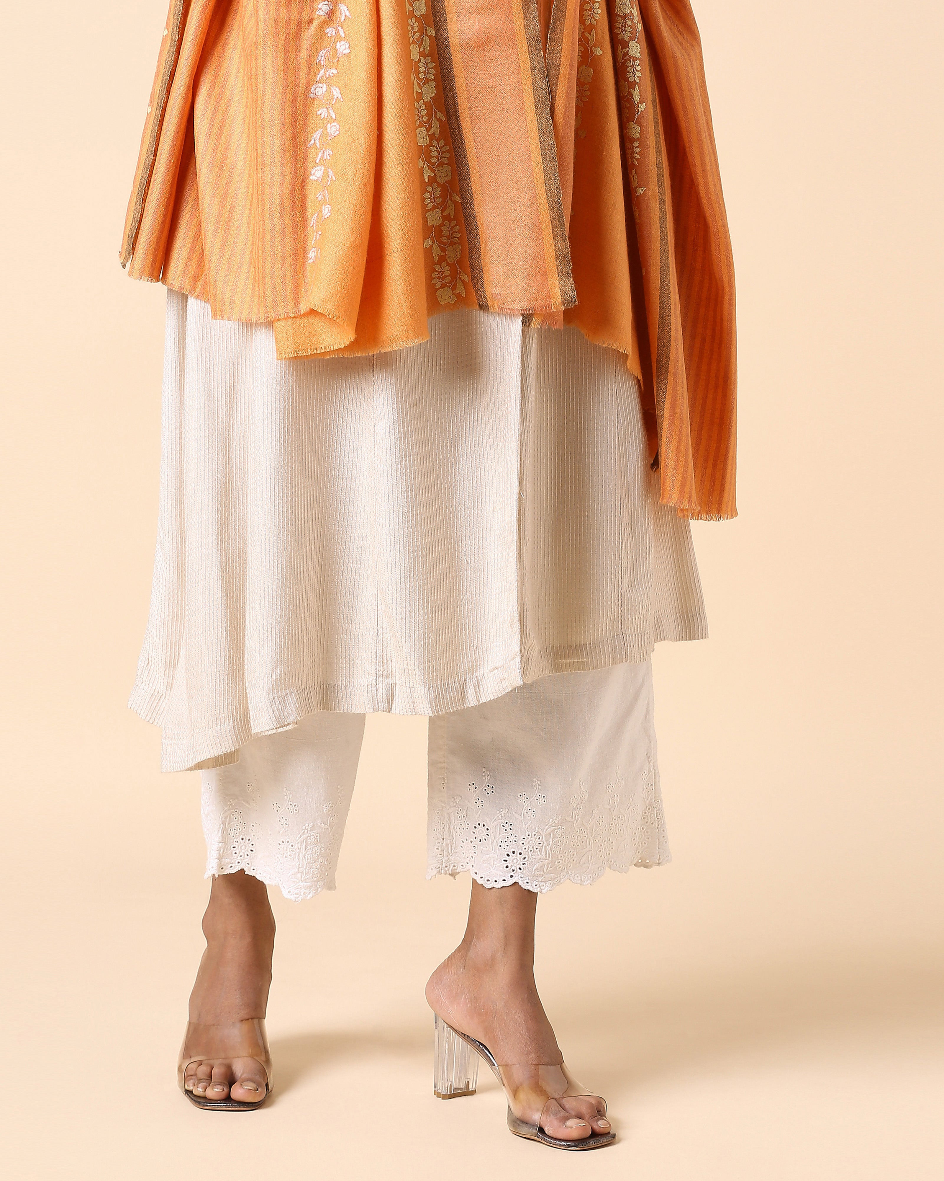 Tahira Kashmir Sozni Embroidery Pashmina Shawl